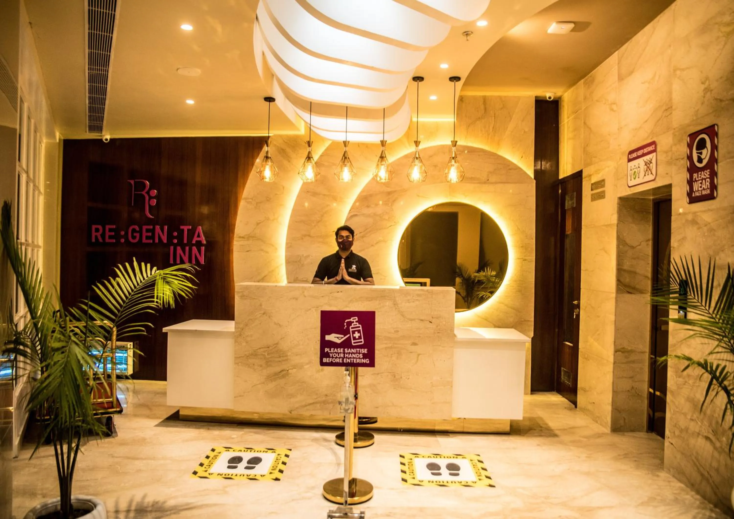 Lobby or reception in Regenta Inn Amristar Airport Road by Royal Orchid Hotels Limited