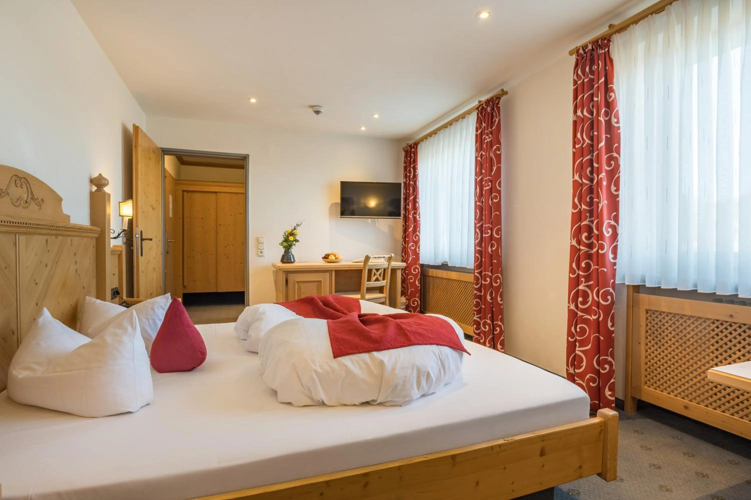 Bed in Landhotel Gockelwirt