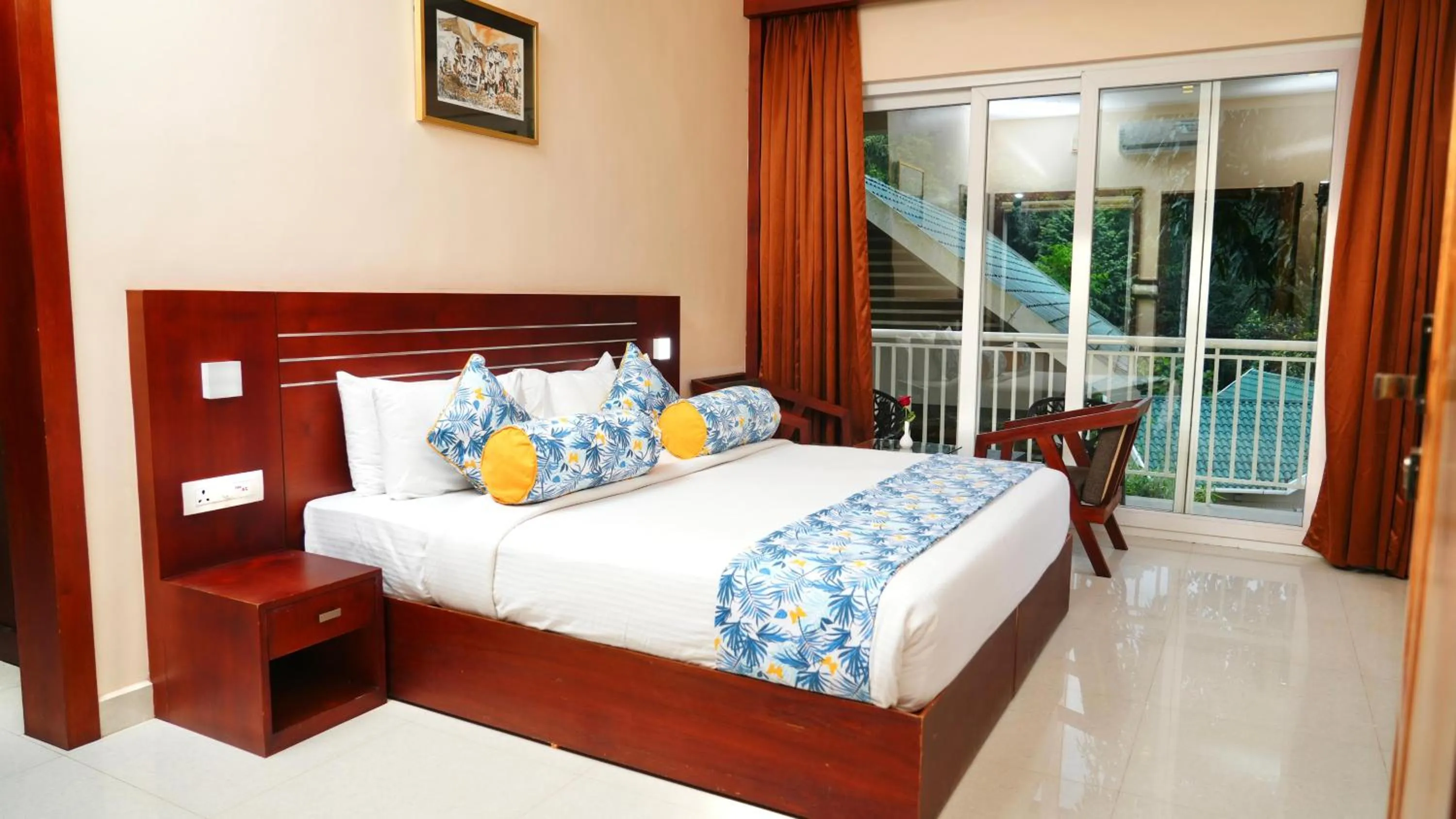 Bed in Aveda Munnar Mountains and Mist