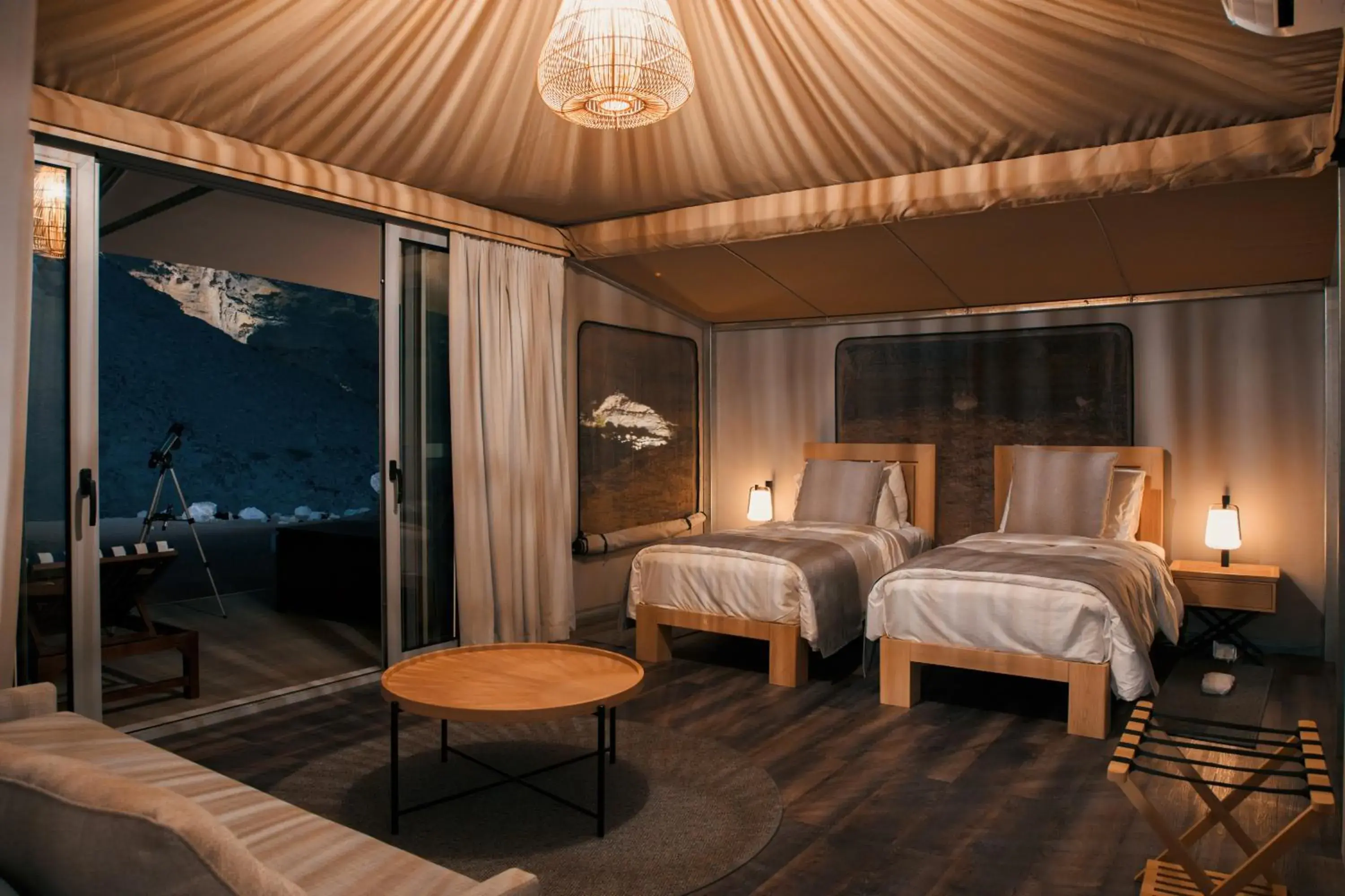 Two Bedrooms Tent With Private Pool in Moon Retreat by Sharjah Collection Two Bedrooms Tent With Private Pool in Moon Retreat by Sharjah Collection