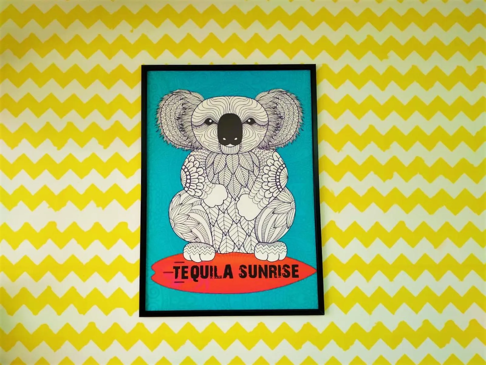 Logo/Certificate/Sign in Tequila Sunrise Hostel Surfers Paradise