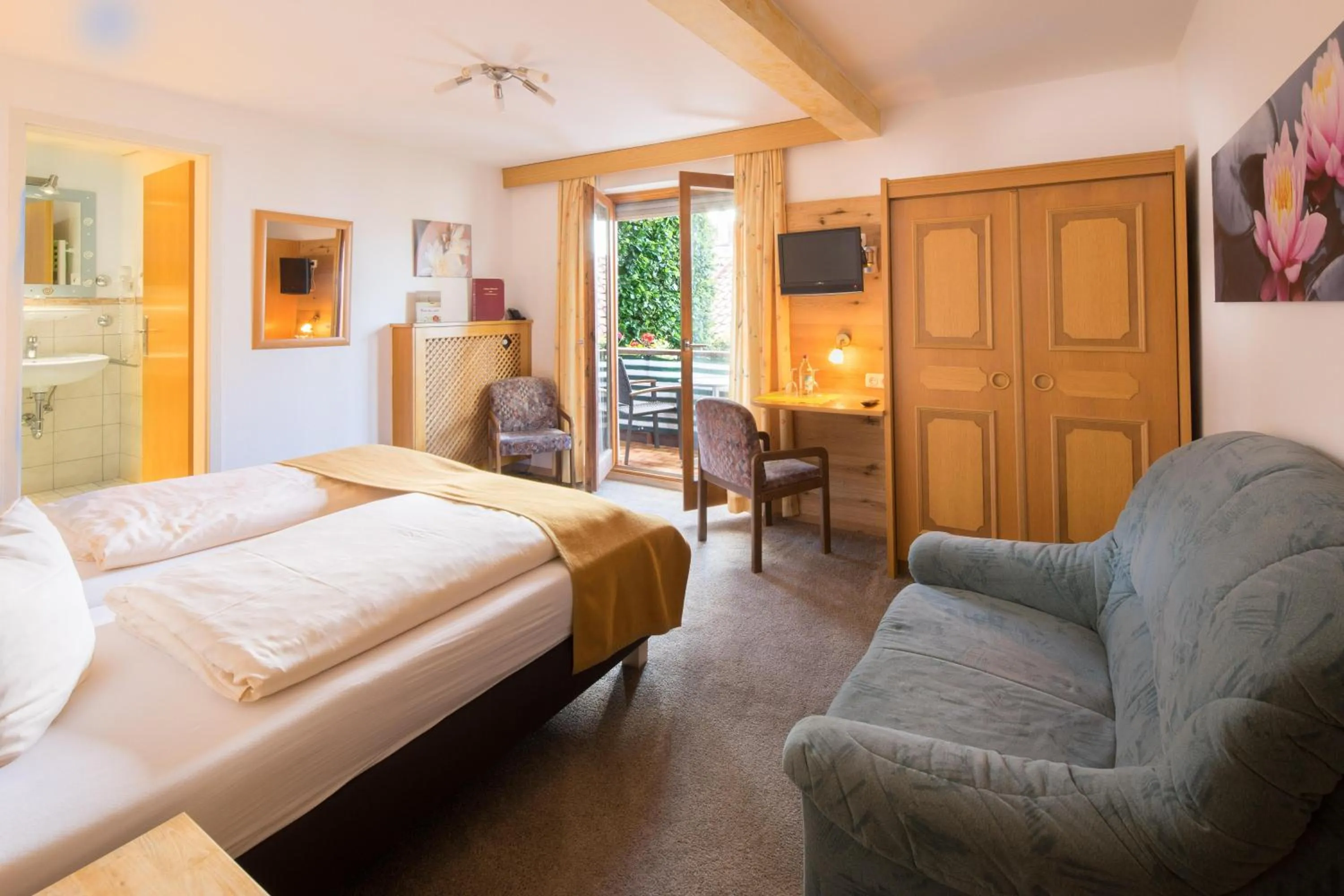 Bed in Hotel Landgasthof Zum Schildhauer