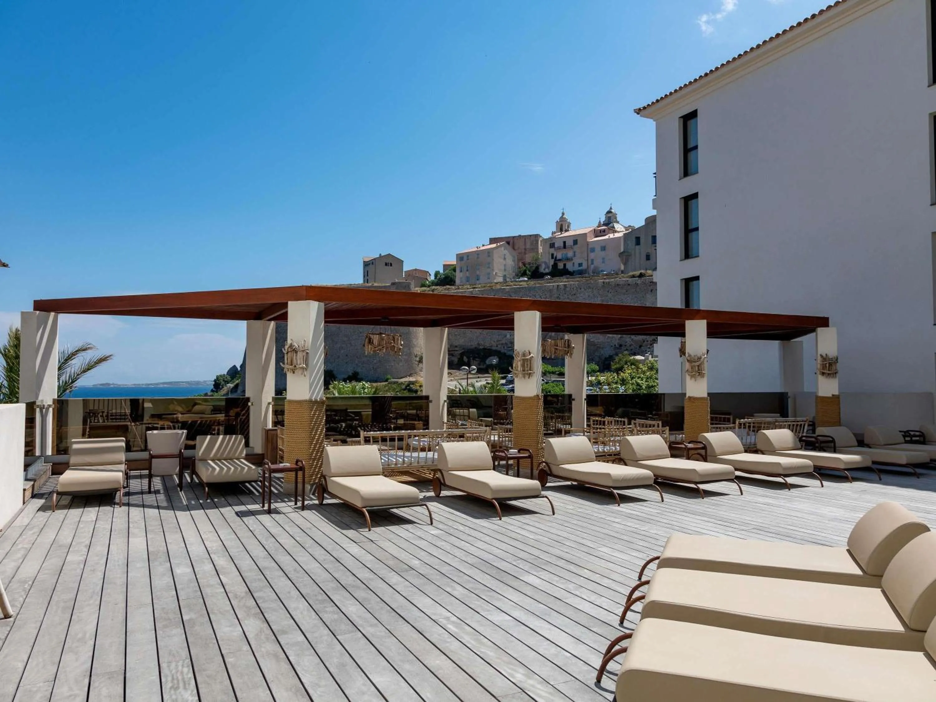 Pool view in Hotel & Spa Kasano Calvi - Handwritten Collection