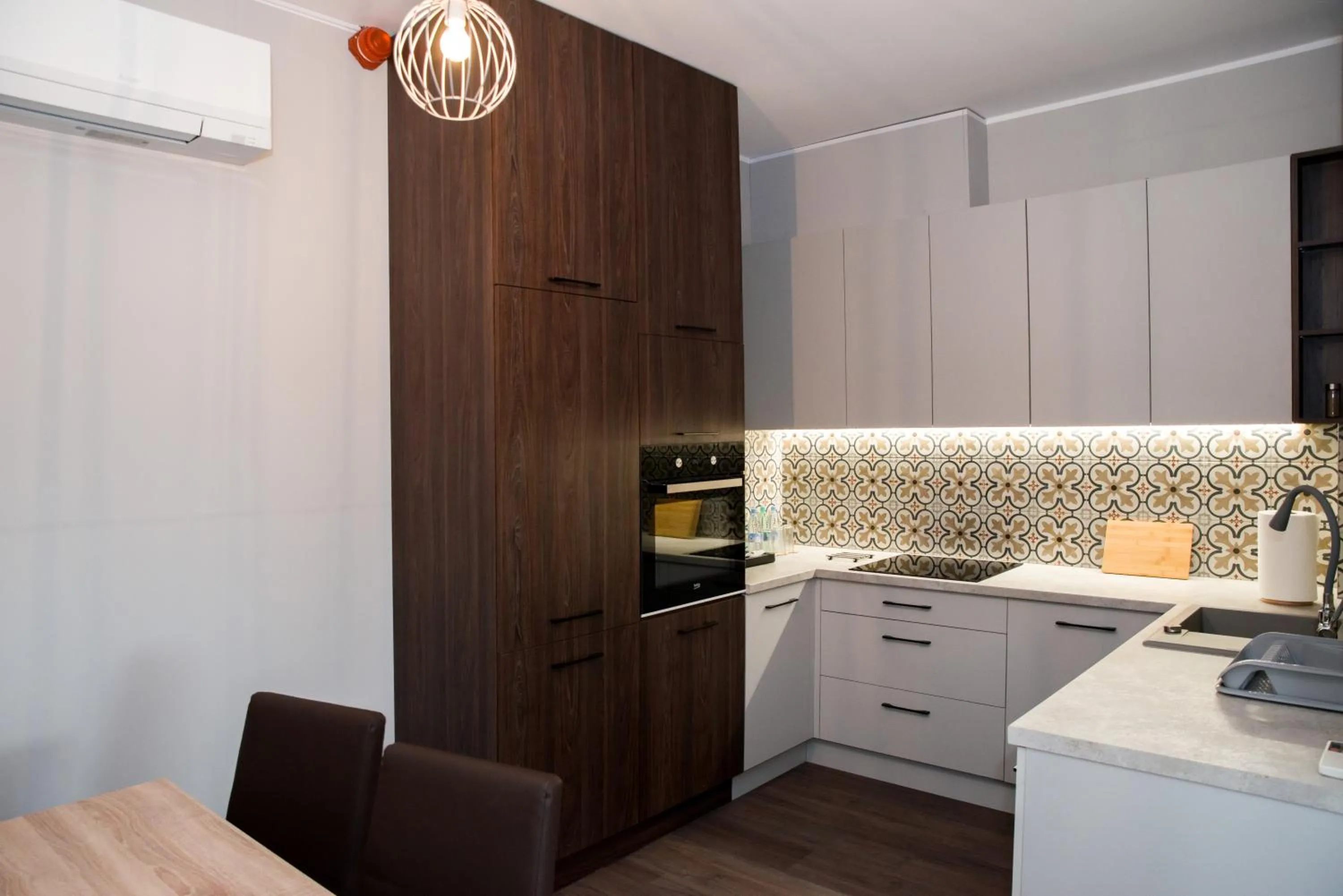 Kitchen or kitchenette in Hotel 107