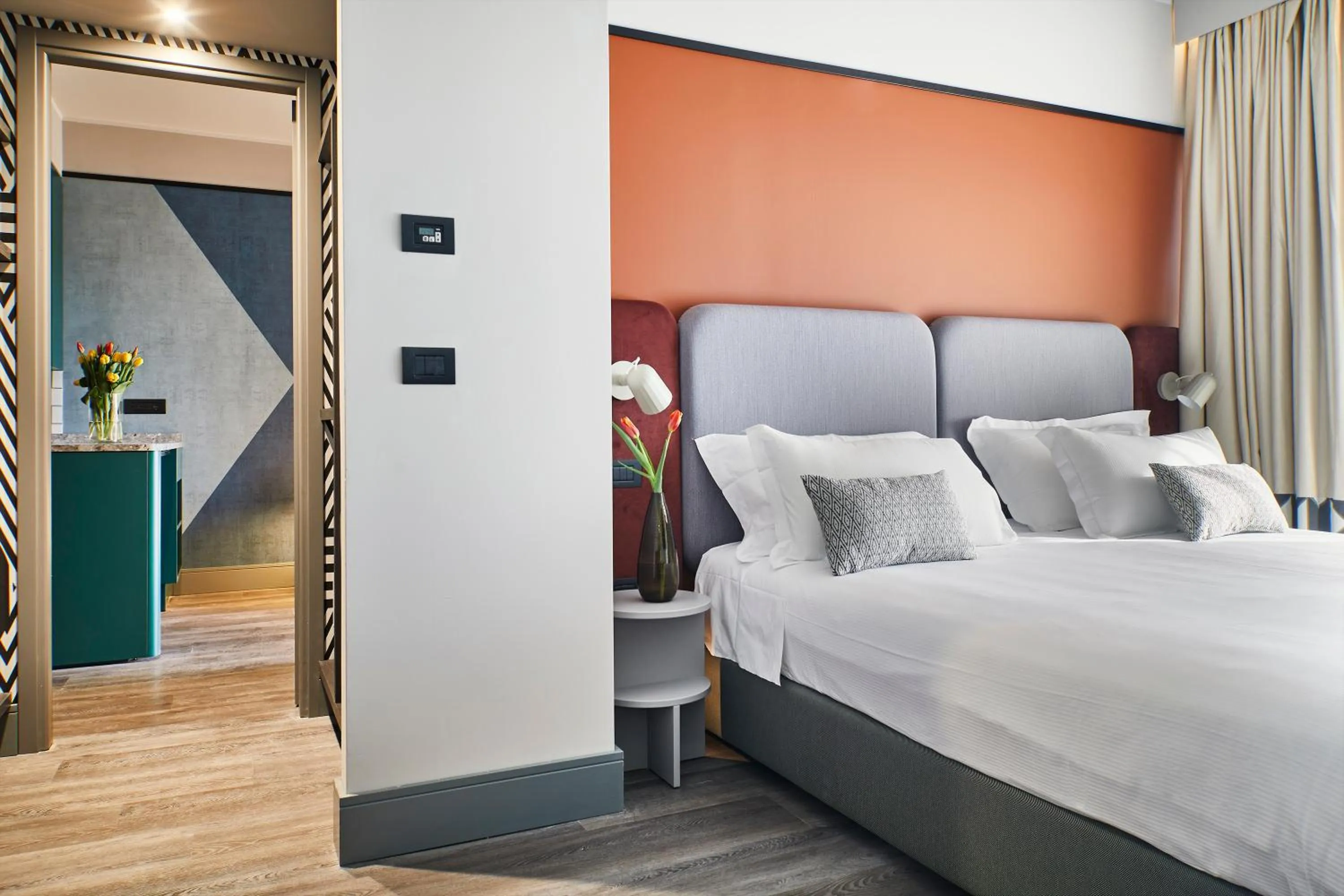 Photo of the whole room, Bed in Hotel Villa Pamphili Roma