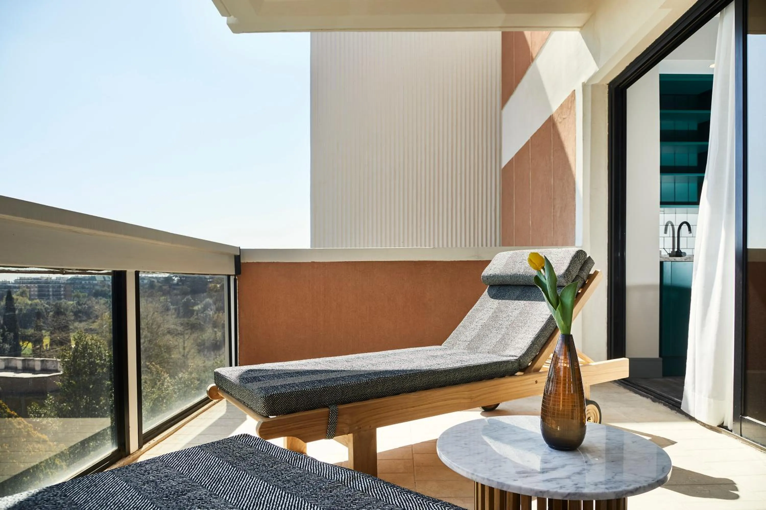 Balcony/Terrace in Hotel Villa Pamphili Roma