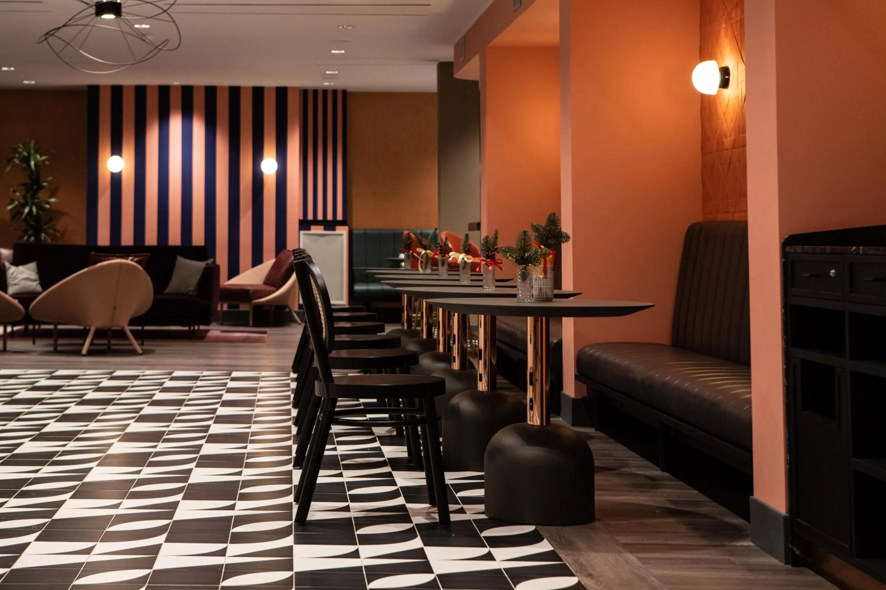 Seating area in Hotel Villa Pamphili Roma