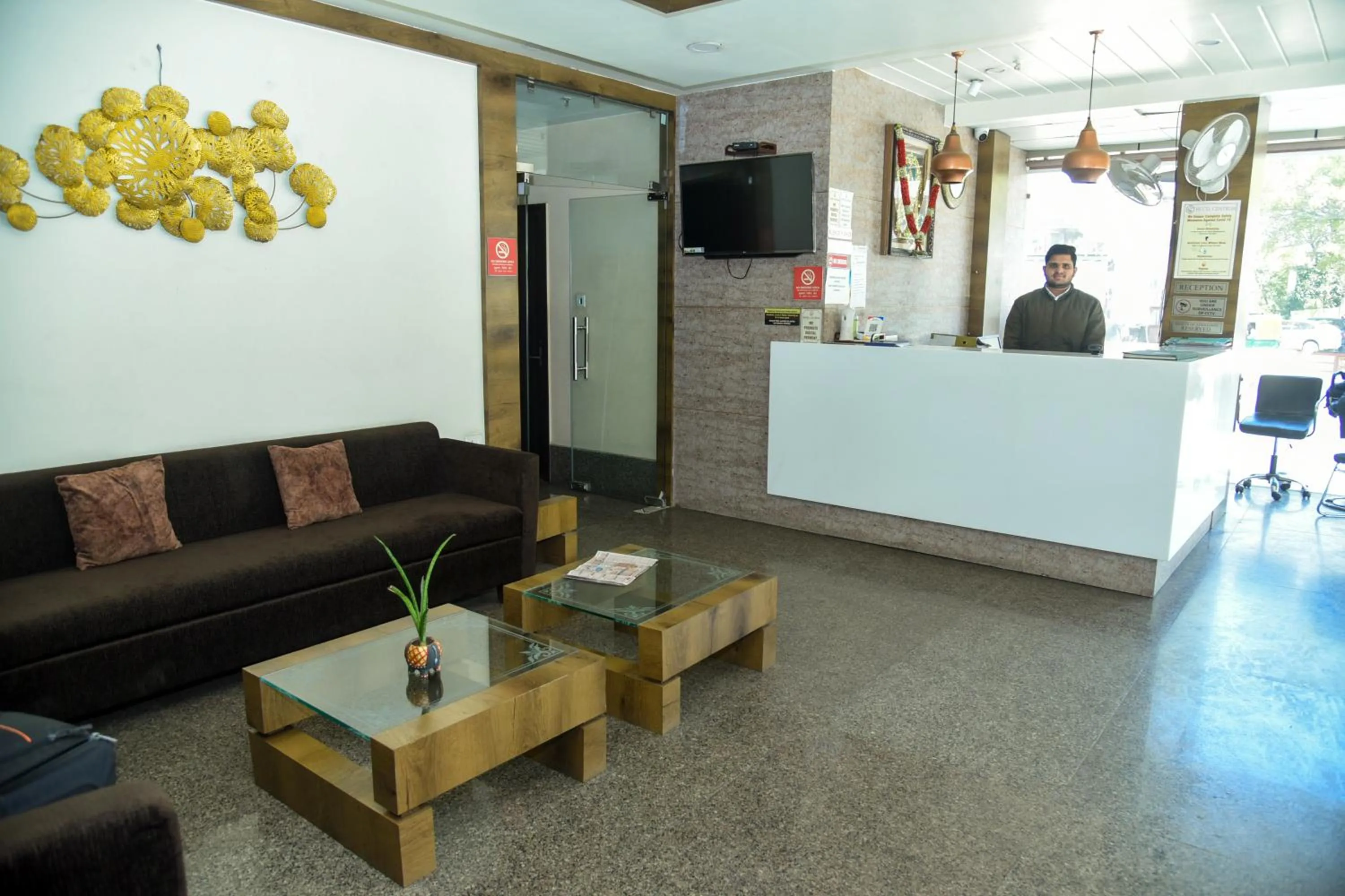 Lobby or reception in HOTEL CENTRUM