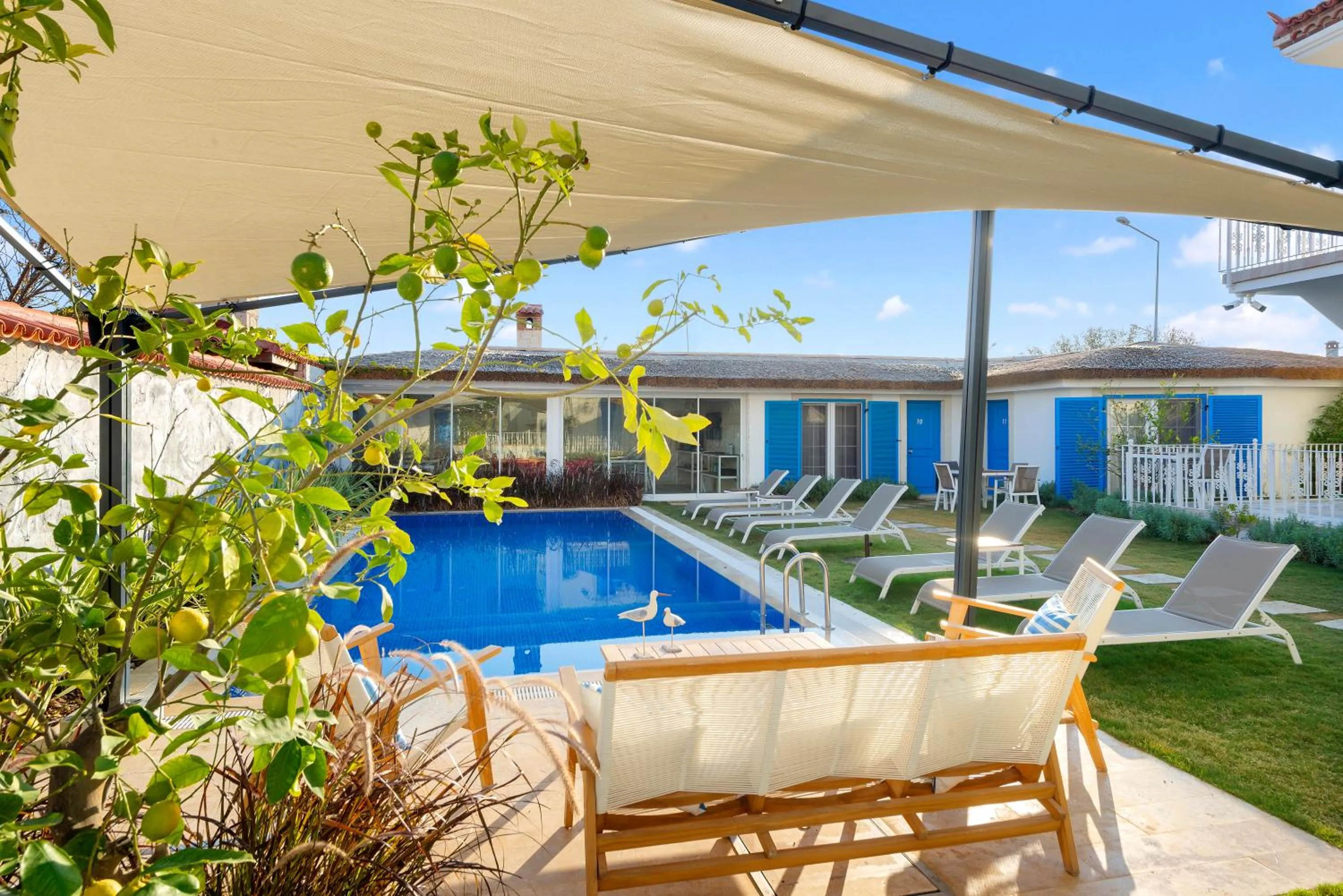 Swimming pool in Rhodium Hotel Alaçatı