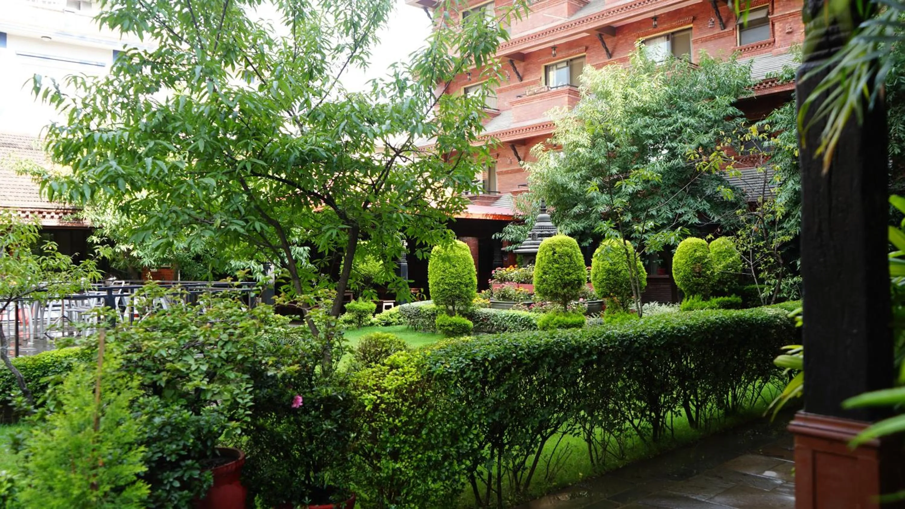 Garden in Hotel Siddhi Manakamana
