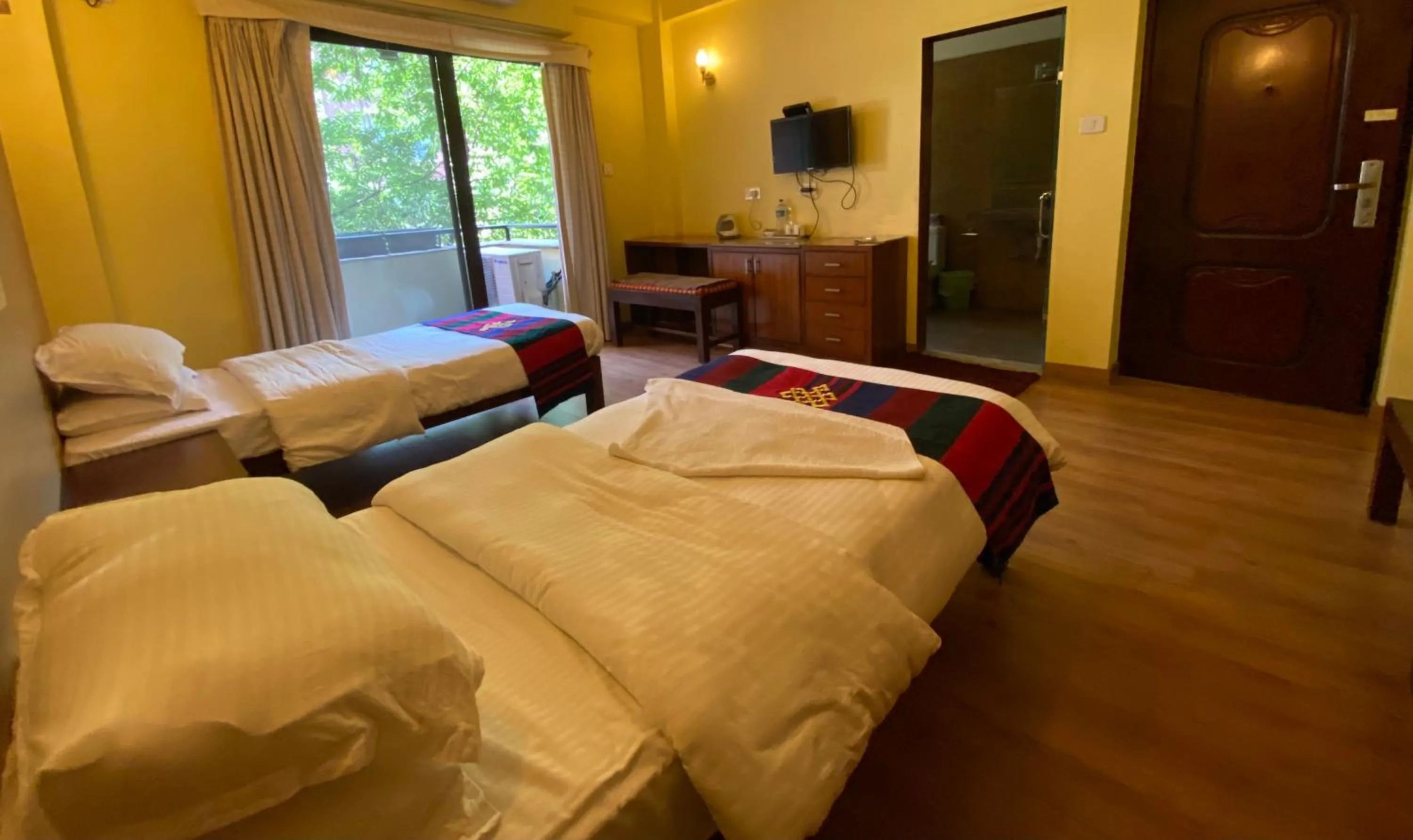 Bedroom, Bed in Hotel Siddhi Manakamana