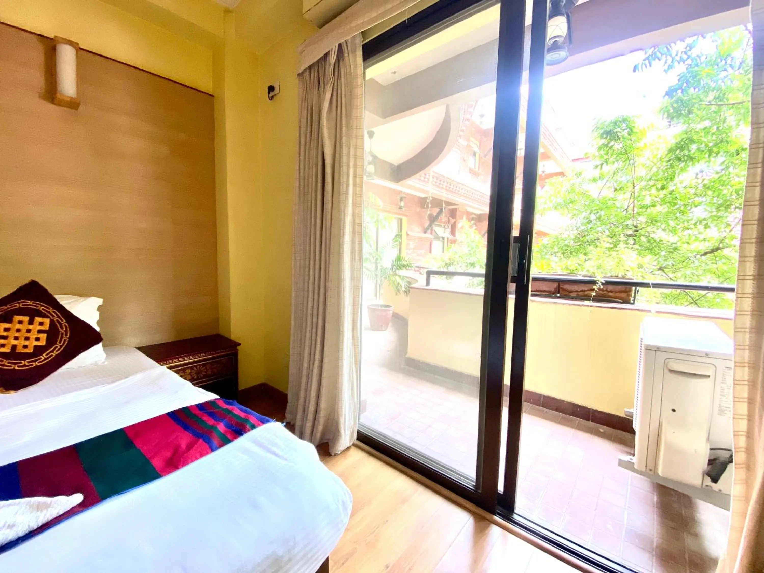 View (from property/room), Bed in Hotel Siddhi Manakamana