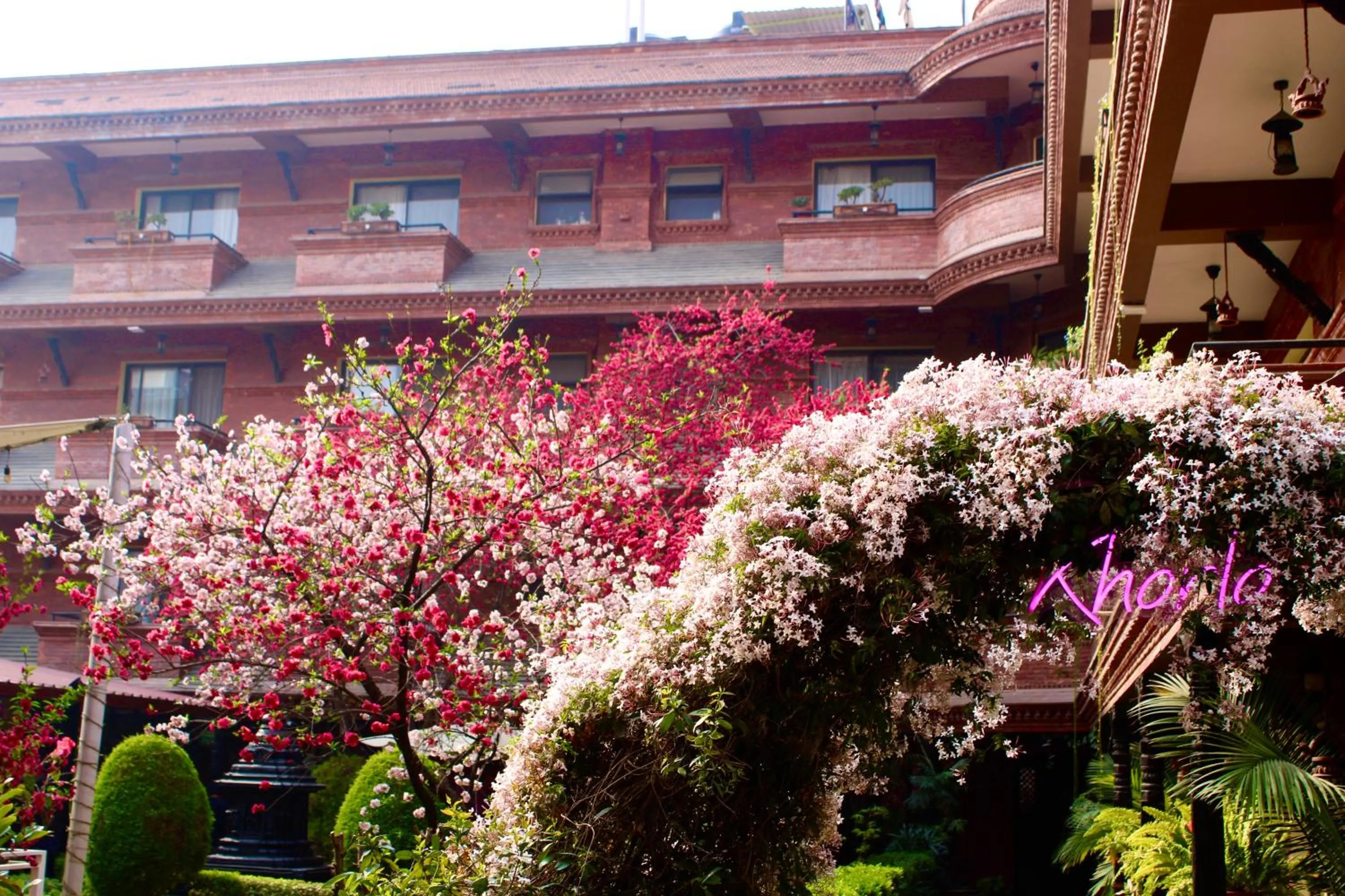 Garden in Hotel Siddhi Manakamana