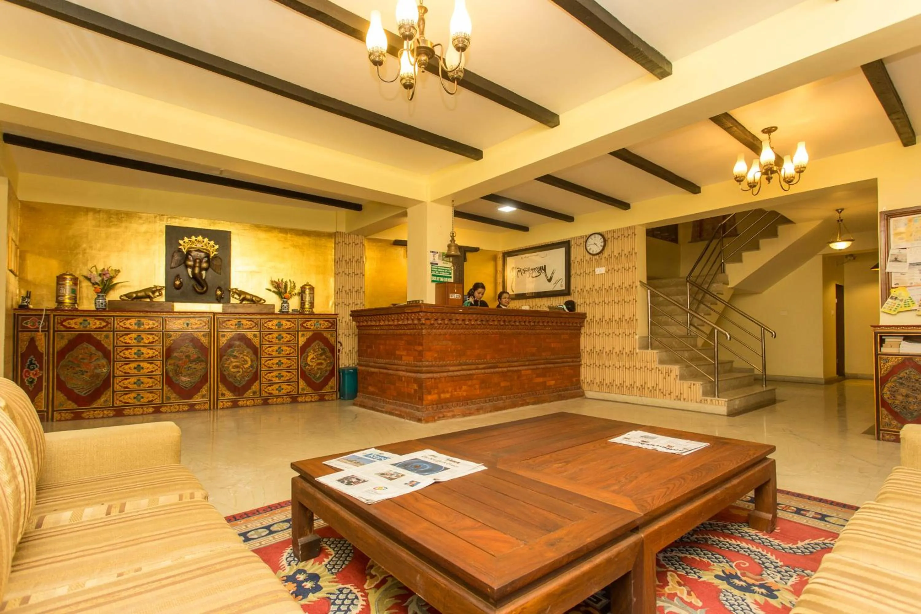 Lobby or reception in Hotel Siddhi Manakamana