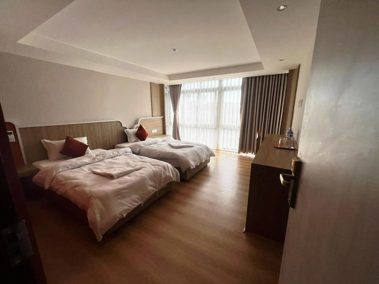 Photo of the whole room, Bed in Hotel Yambu kathmandu