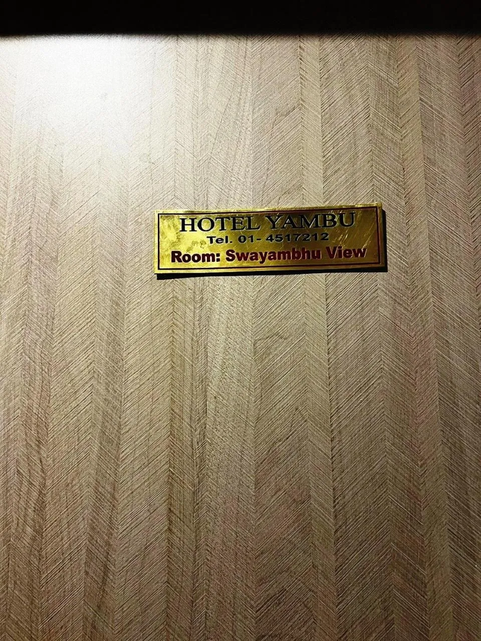 room service in Hotel Yambu kathmandu