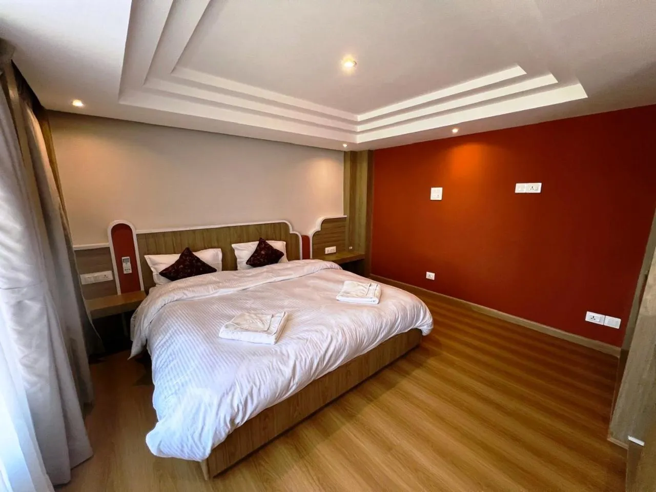 Photo of the whole room, Bed in Hotel Yambu kathmandu
