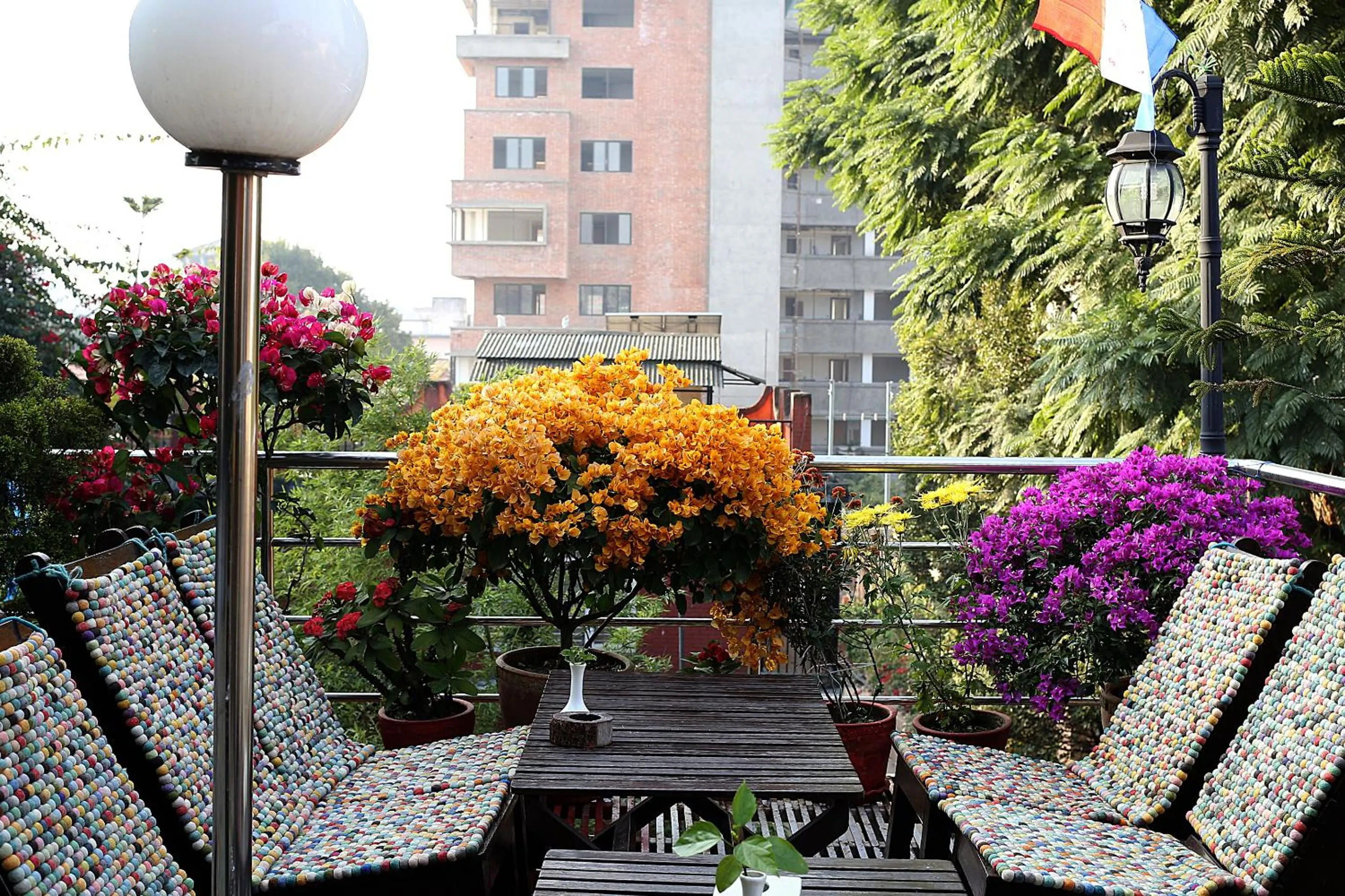 Balcony/Terrace in Shangrila Boutique Hotel