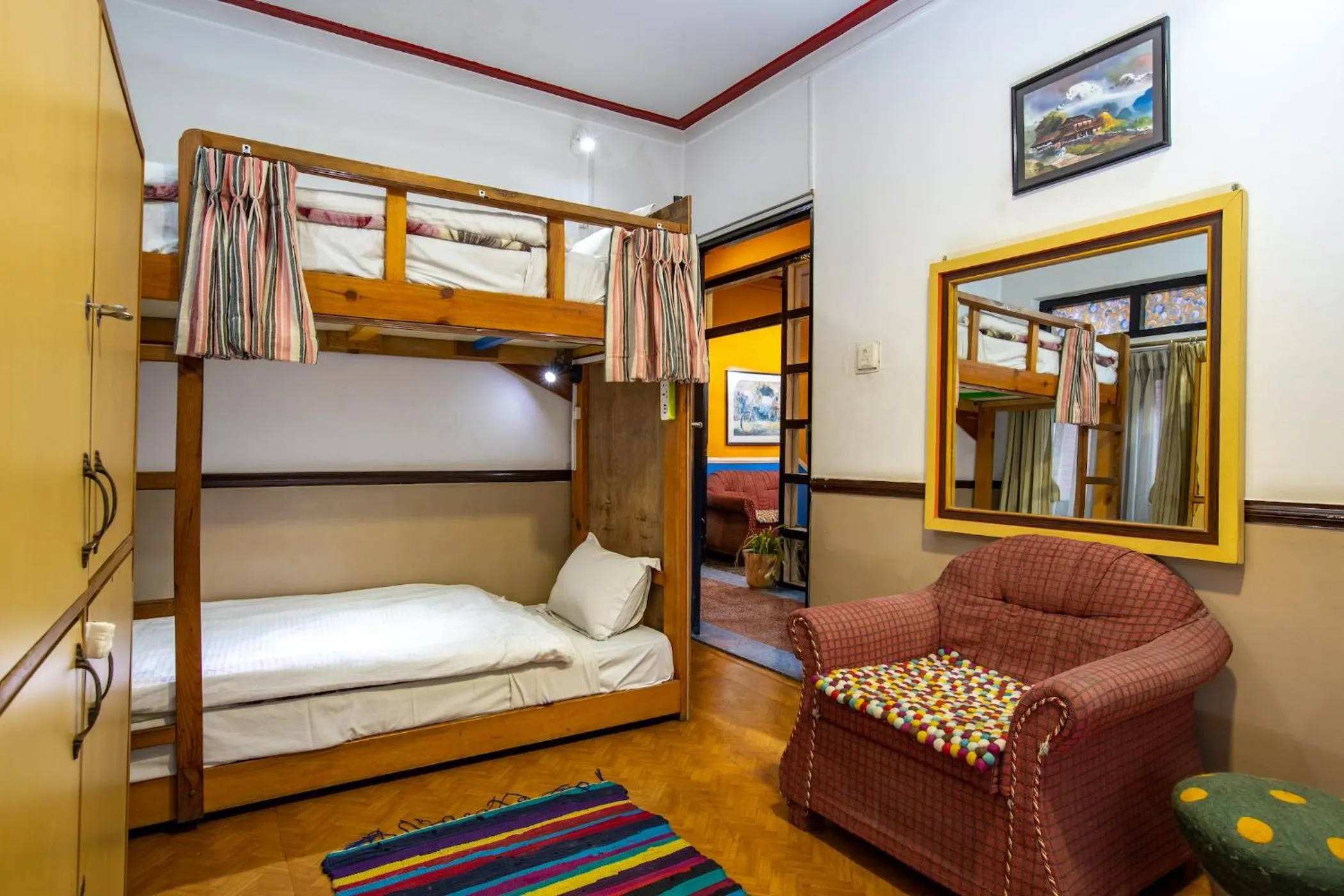 Bed in Shangrila Boutique Hotel