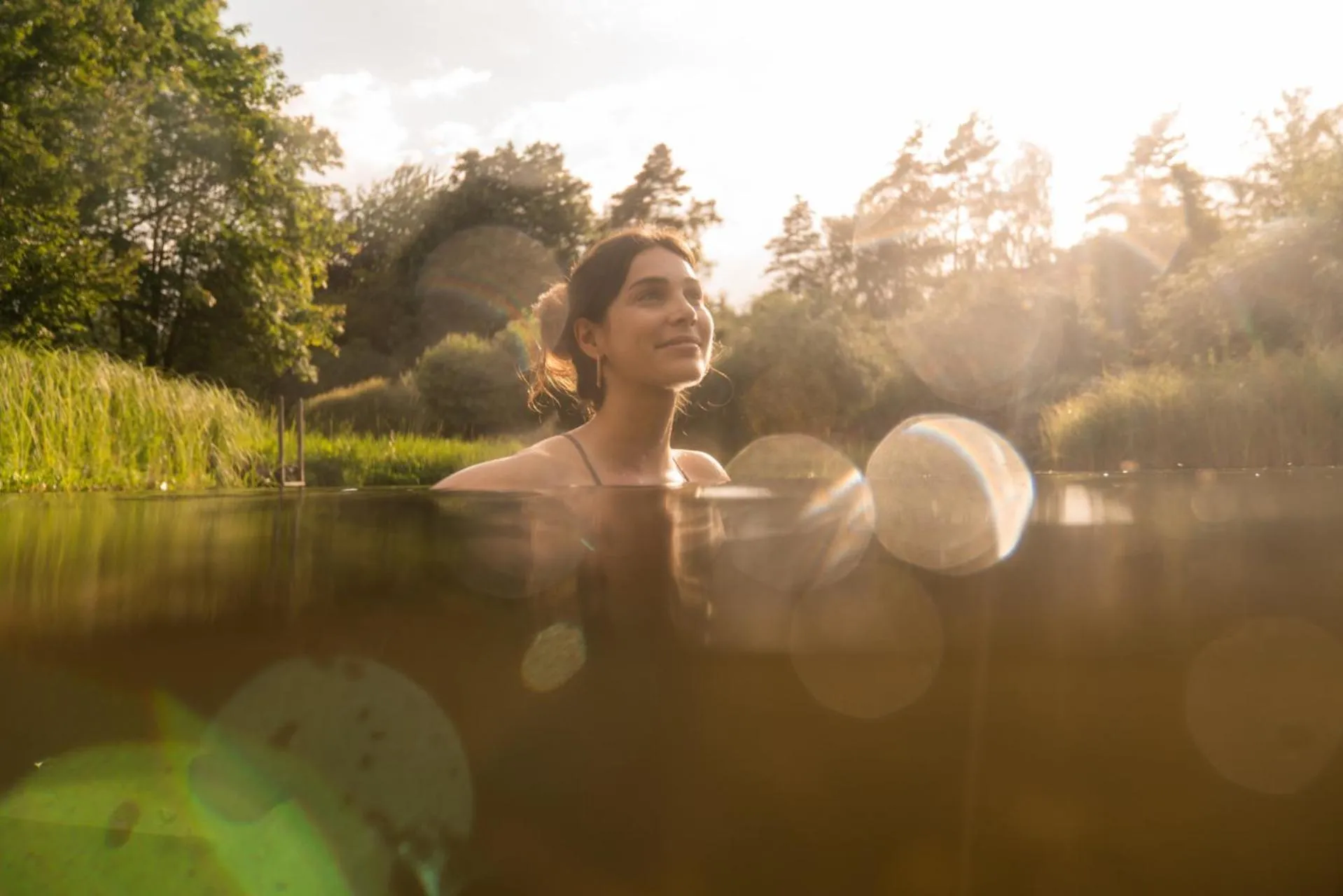 Lake view in Hotel Sturm Bio- & Wellnesshotel in der Rhön