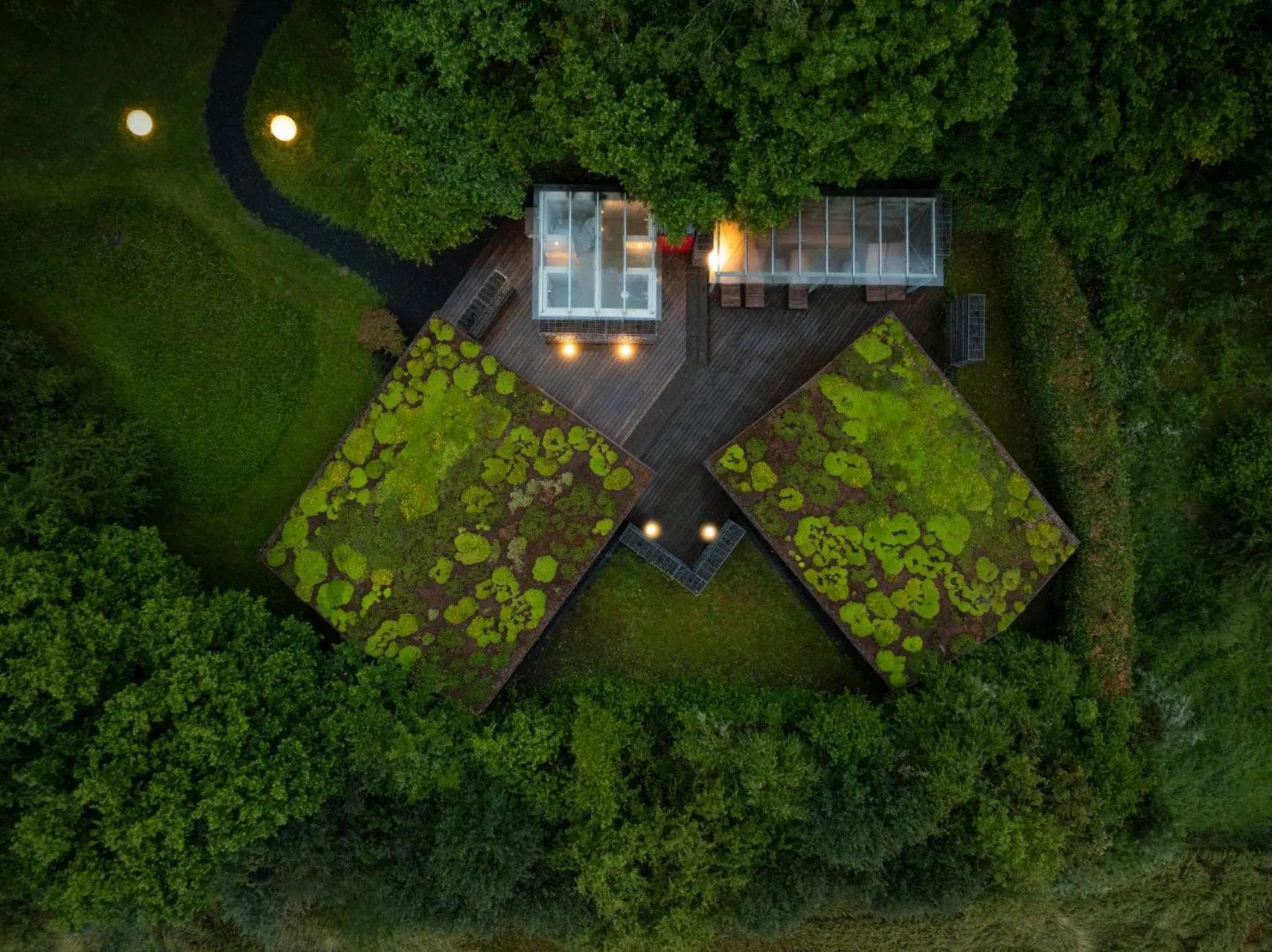 Bird's eye view in Hotel Sturm Bio- & Wellnesshotel in der Rhön