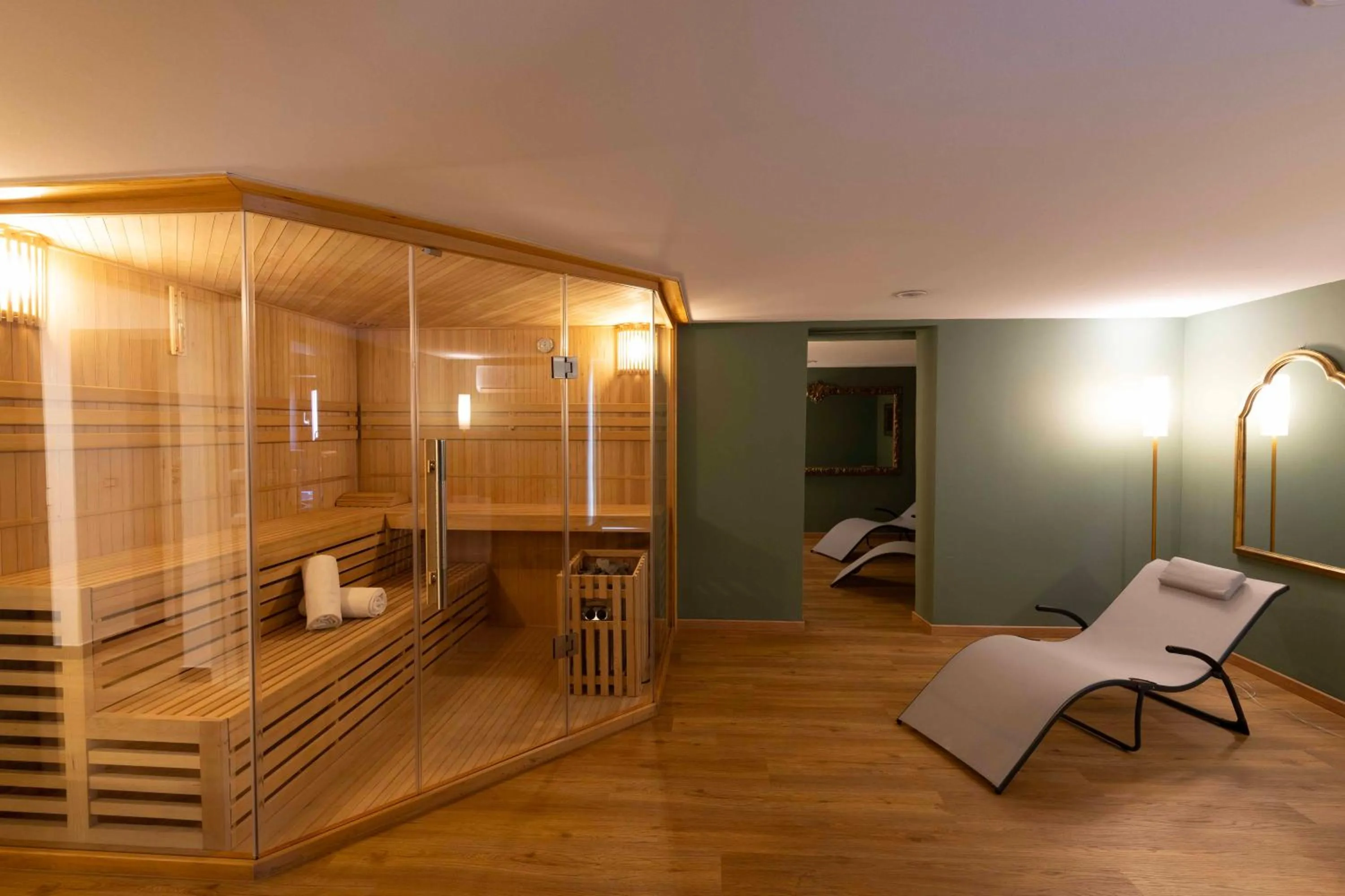 Sauna in Divisi Suites & SPA
