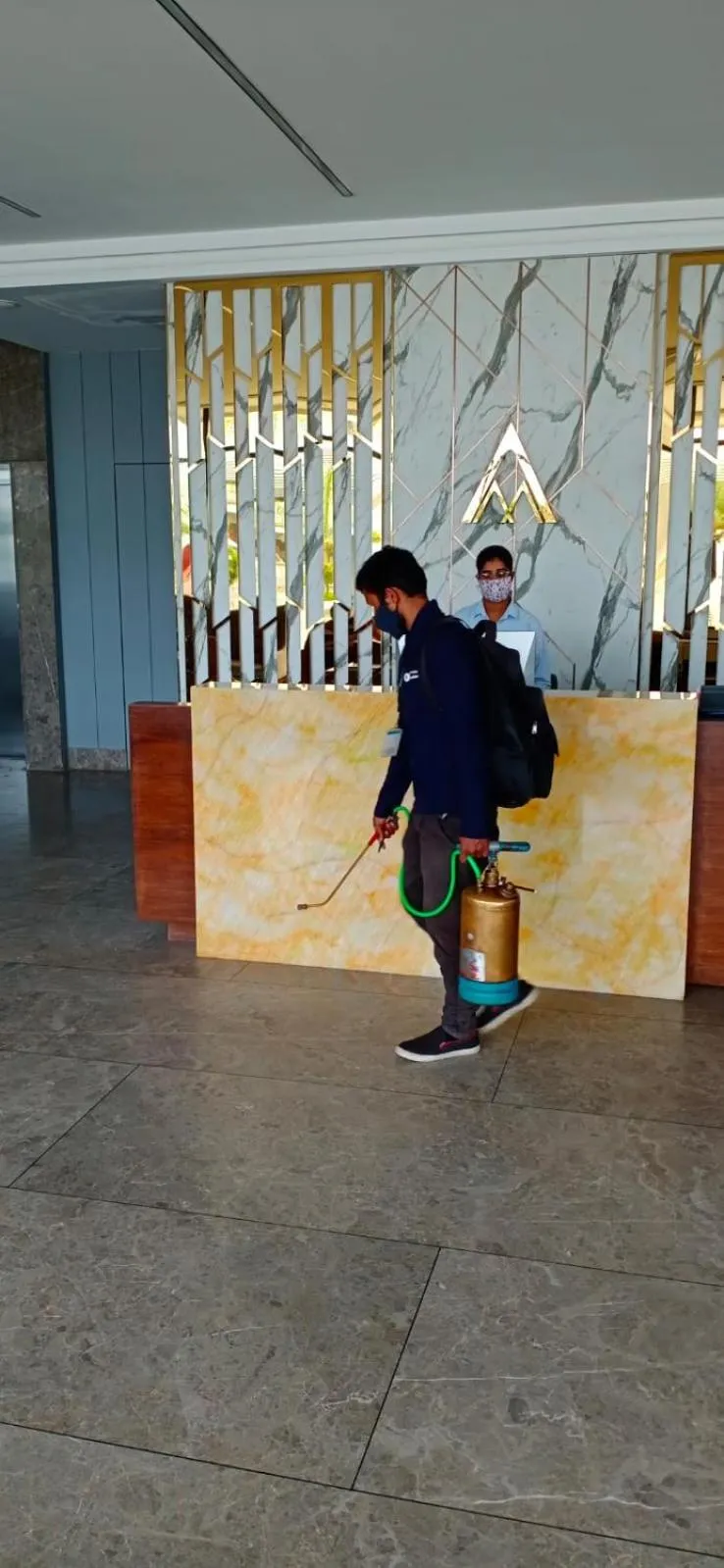 Lobby or reception in AARYA MANSION V One Hotel