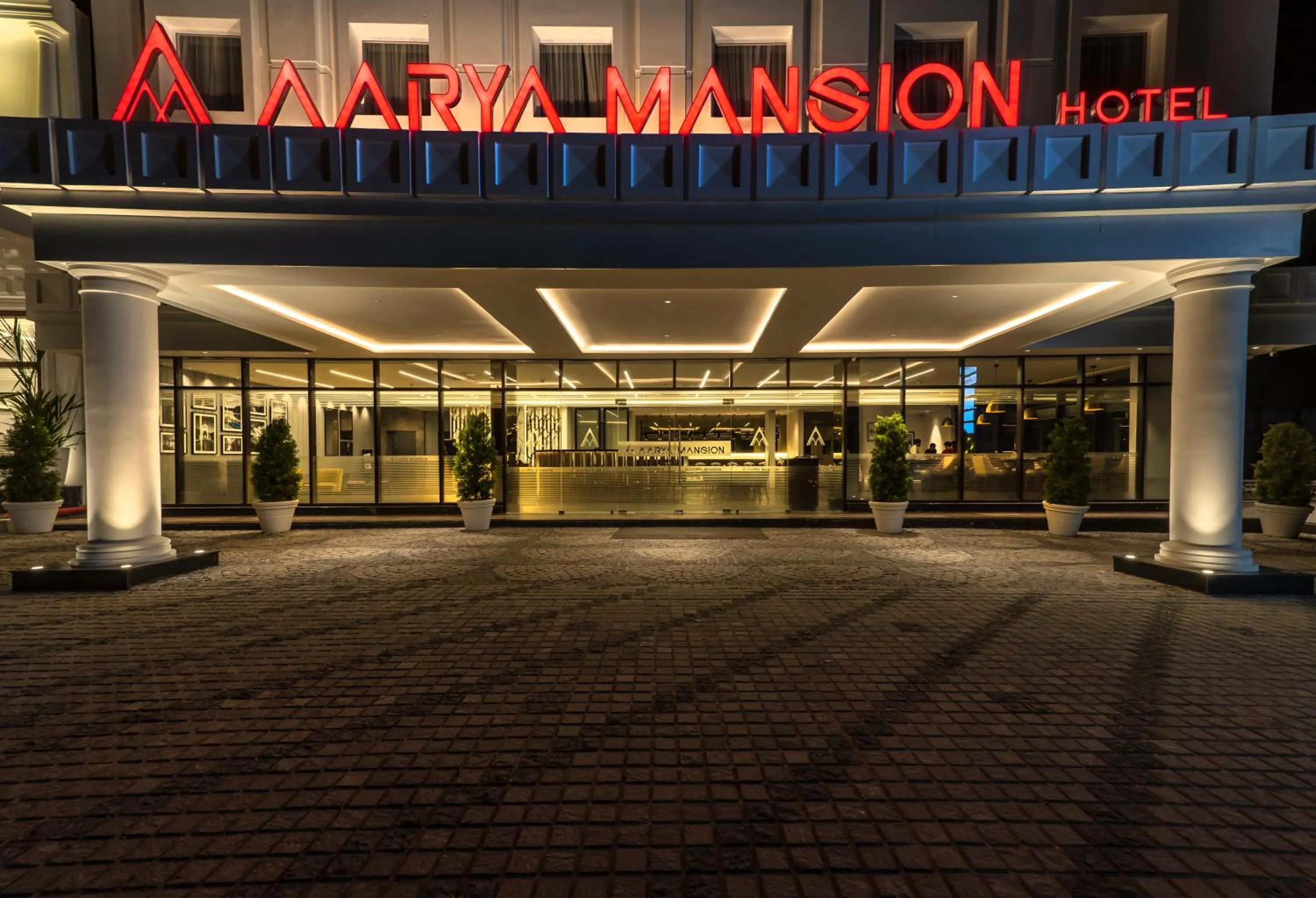 Facade/entrance in AARYA MANSION V One Hotel