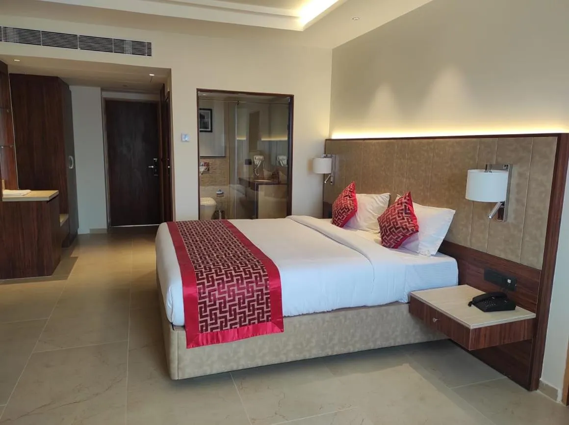 Photo of the whole room, Bed in AARYA MANSION V One Hotel
