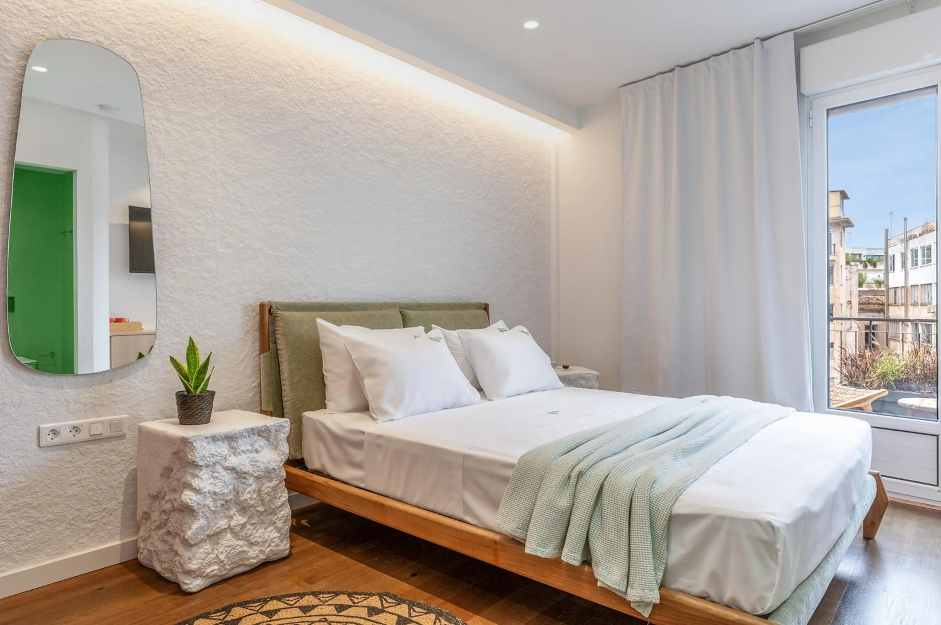 Bedroom, Bed in LOFUS Bio-Suites