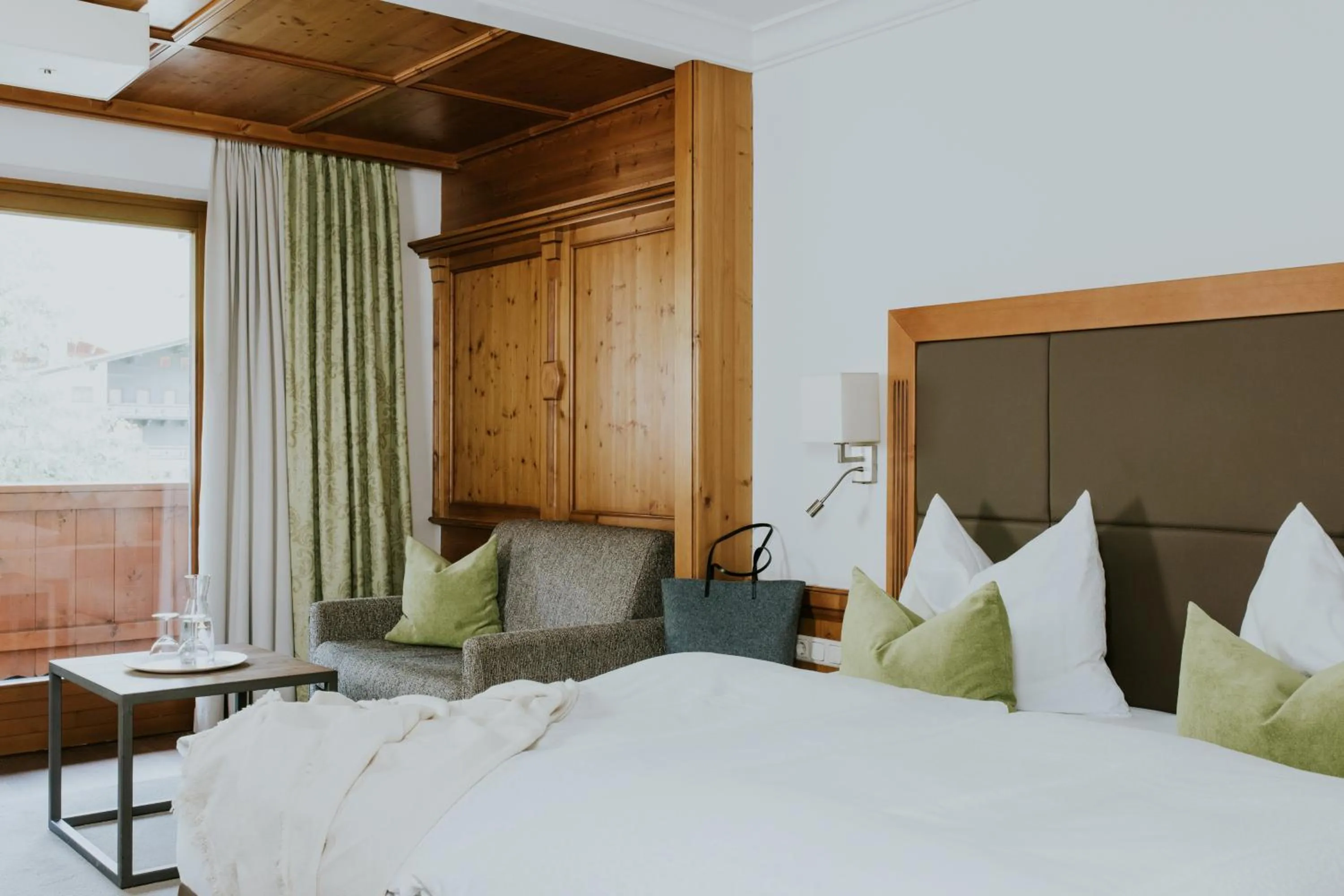 Bed in Hotel Tauernhof