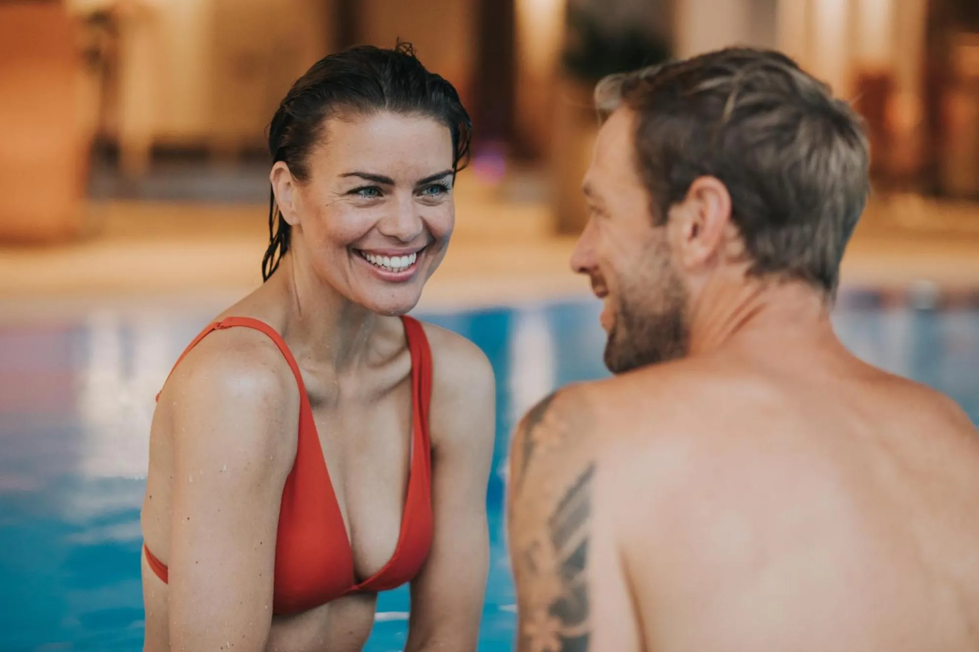 Swimming pool in Hotel Tauernhof