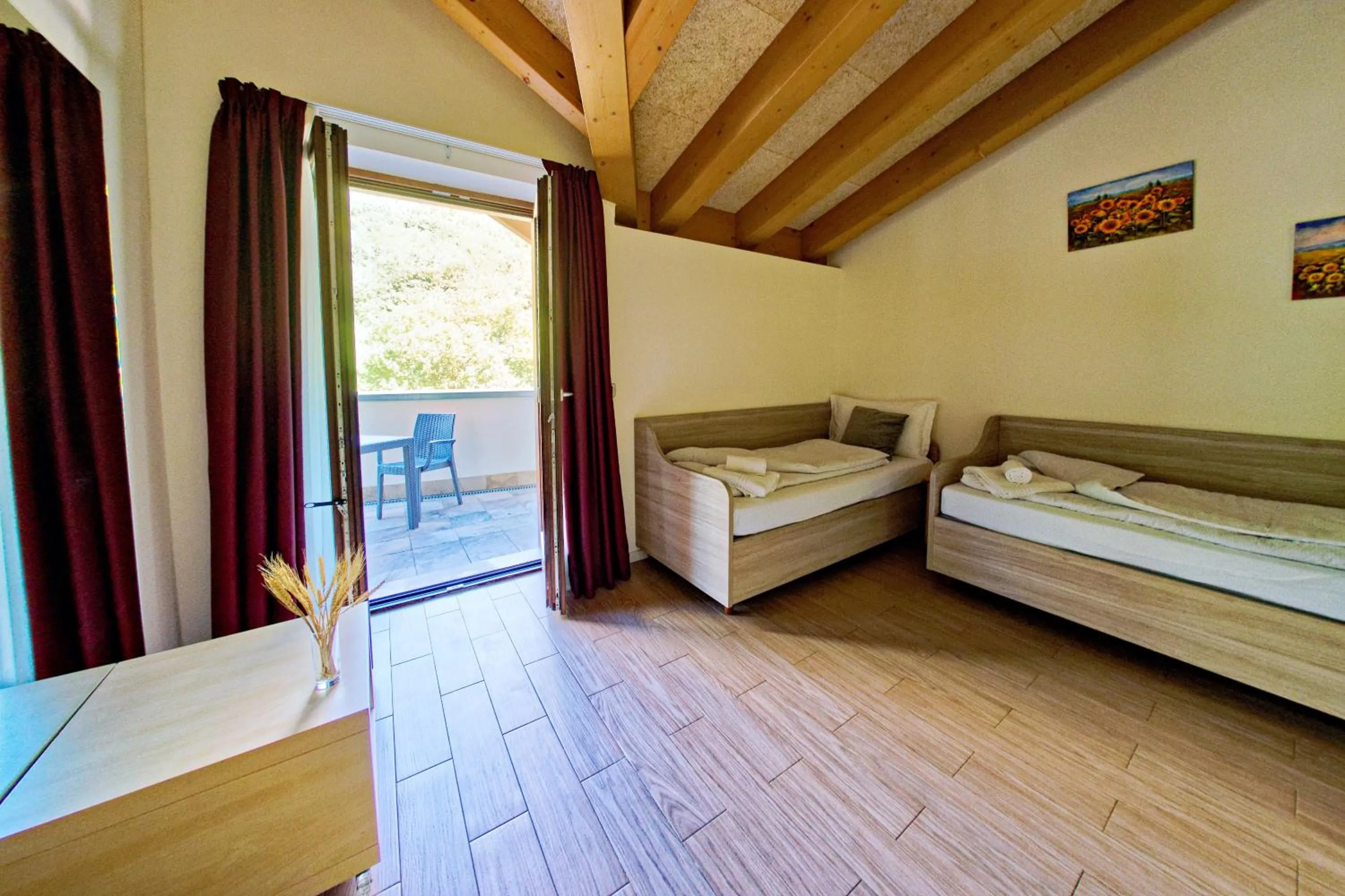 Bed in RTA Hotel Le Vallene