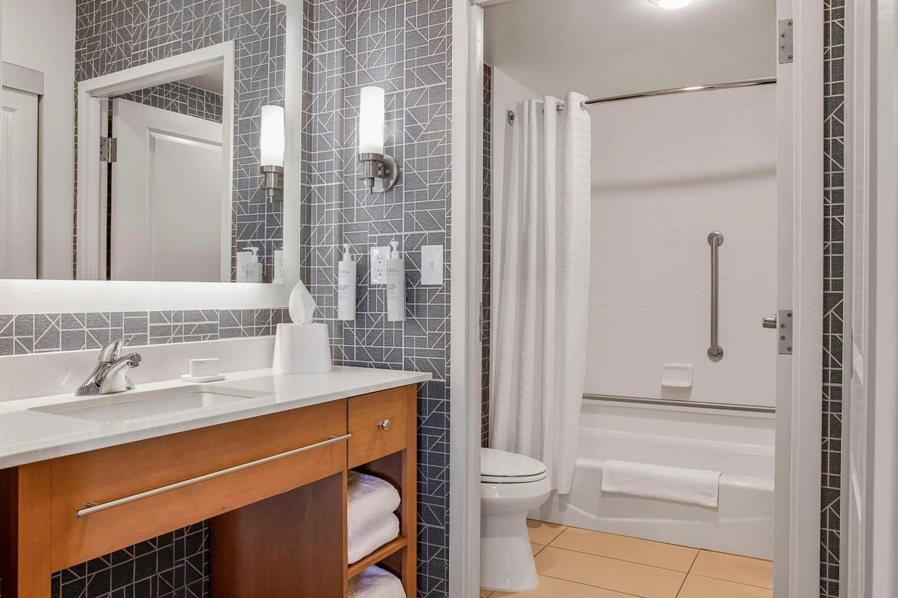 Bathroom in Homewood Suites by Hilton Winnipeg Airport - Polo Park