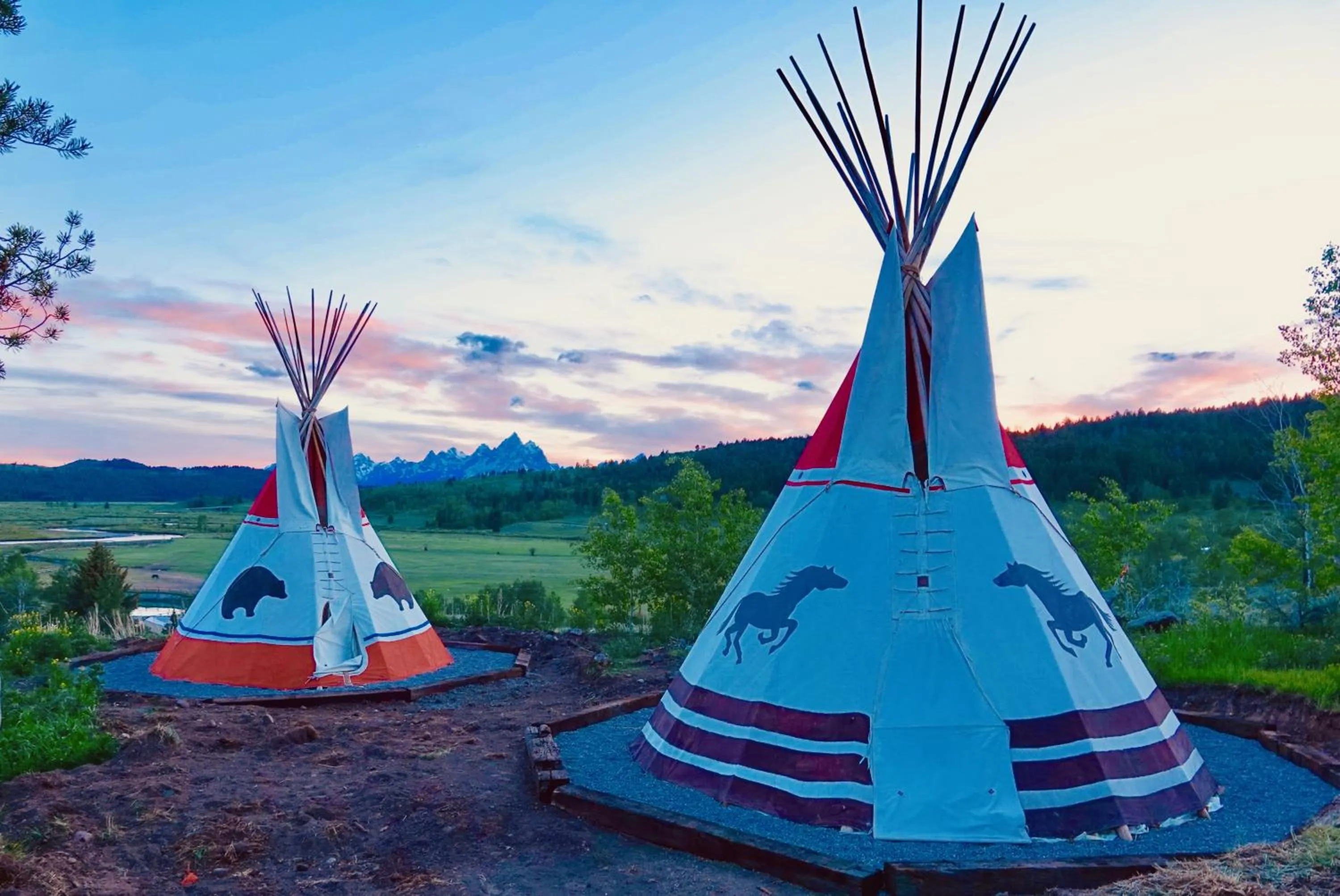 Sunset in Heart Six Ranch
