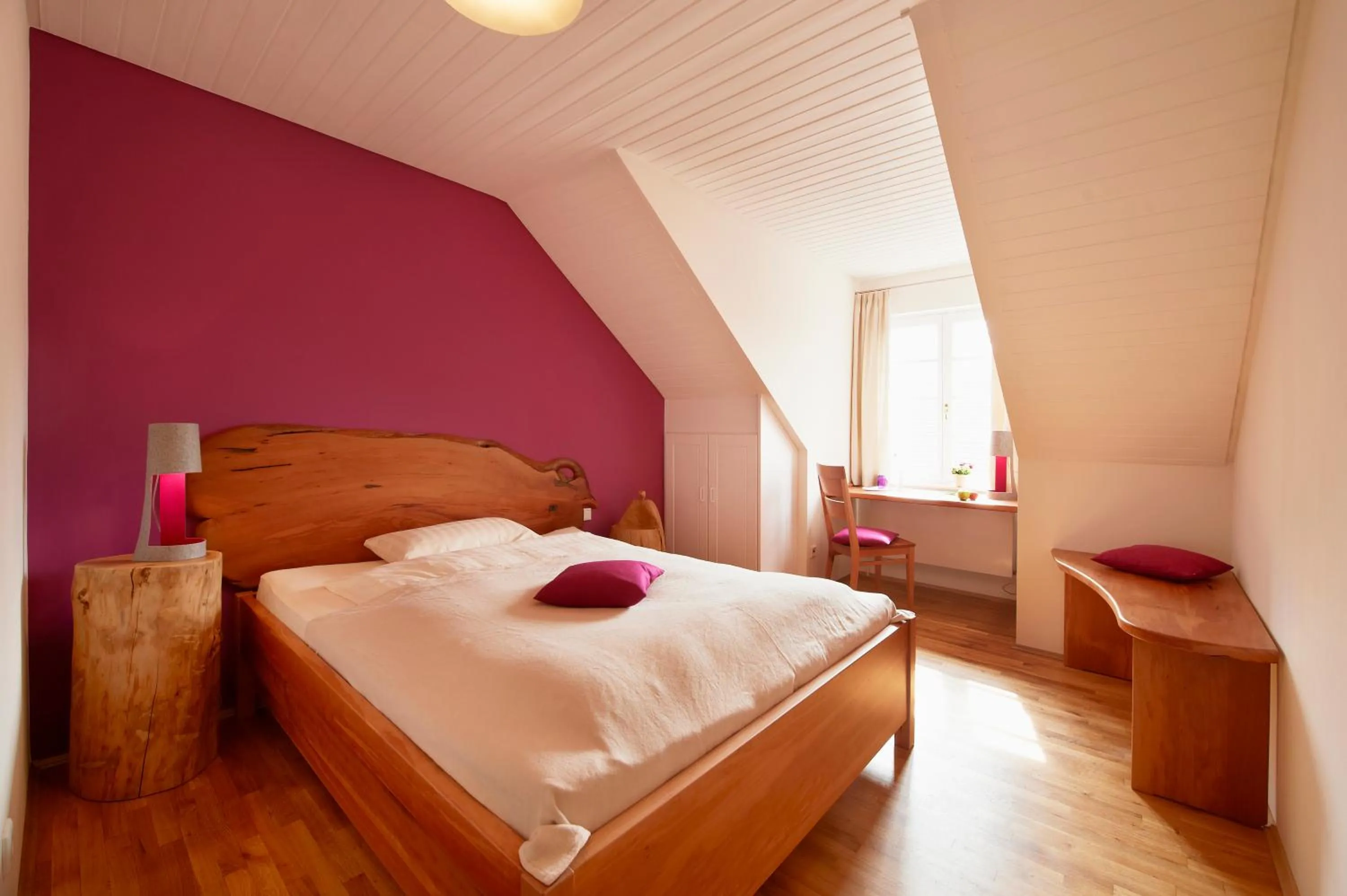 Photo of the whole room, Bed in LindenGut Bio Hotel & Bio Herberge