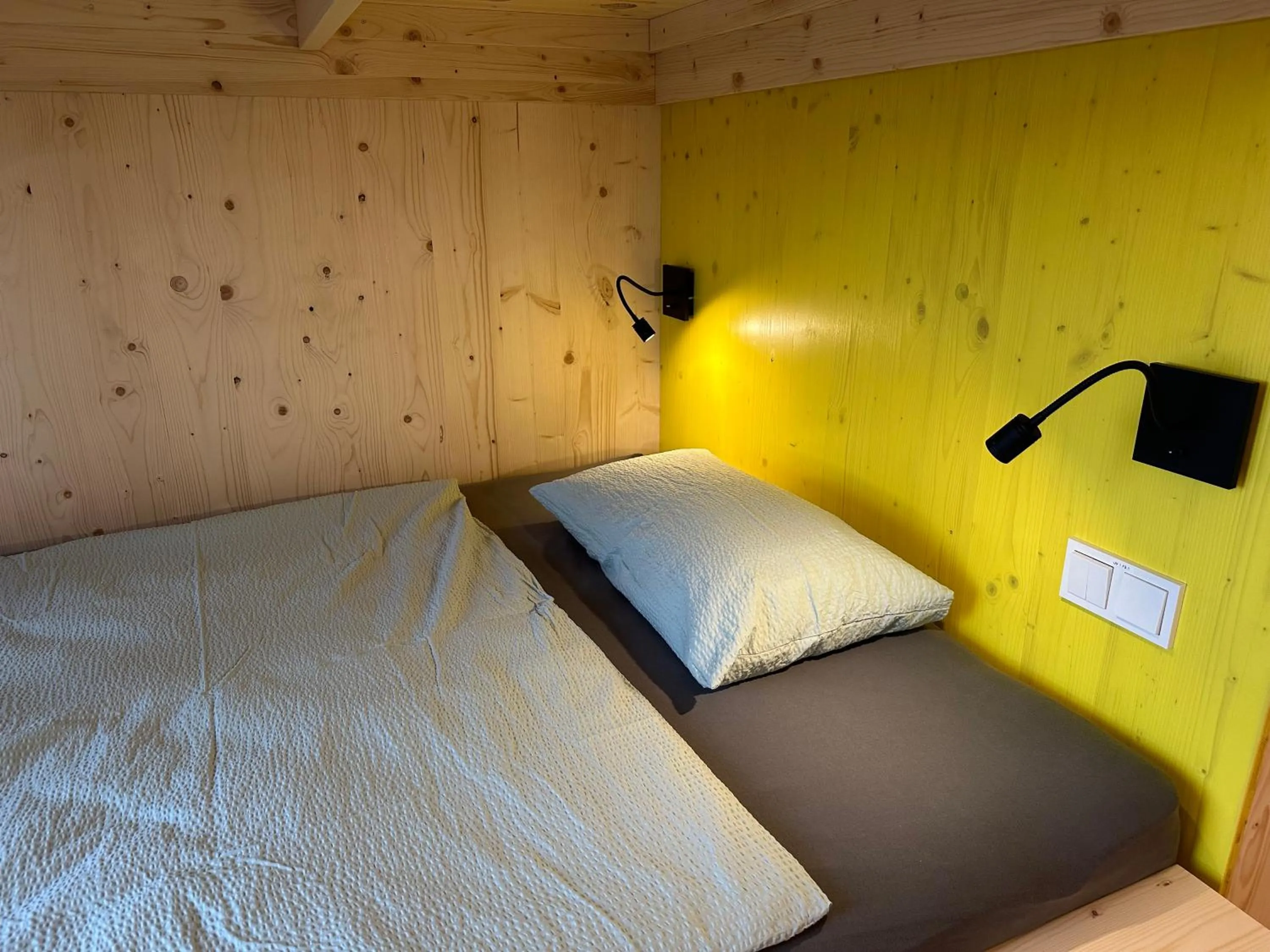 Bed in LindenGut Bio Hotel & Bio Herberge