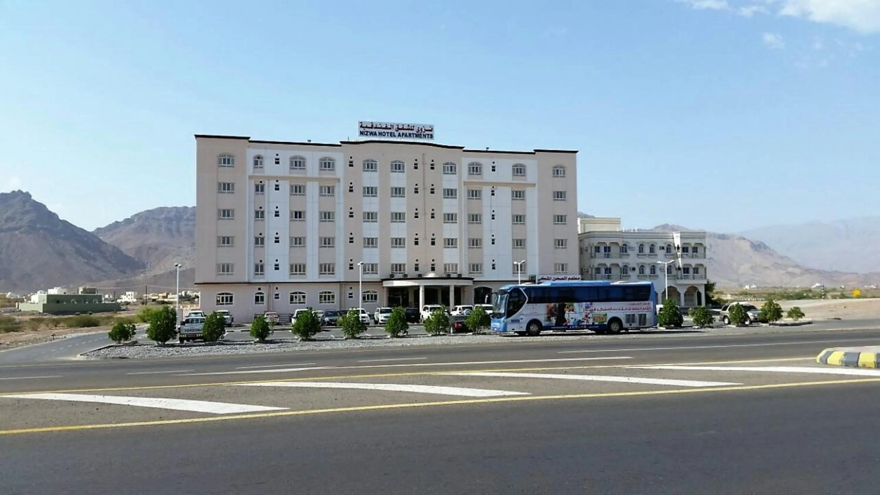 Quiet street view in Nizwa Hotel Apartments