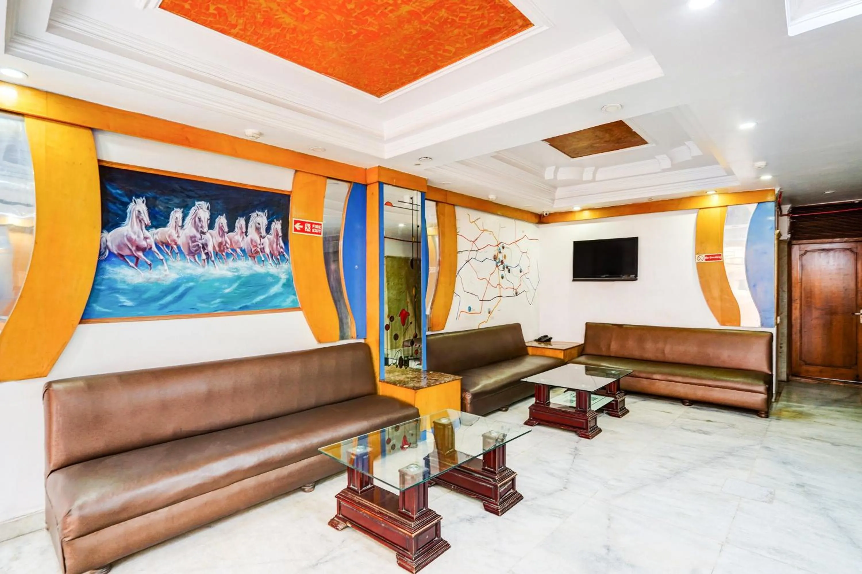 Lobby or reception in Hotel O Paharganj Near Railway Station Formerly Chand Palace