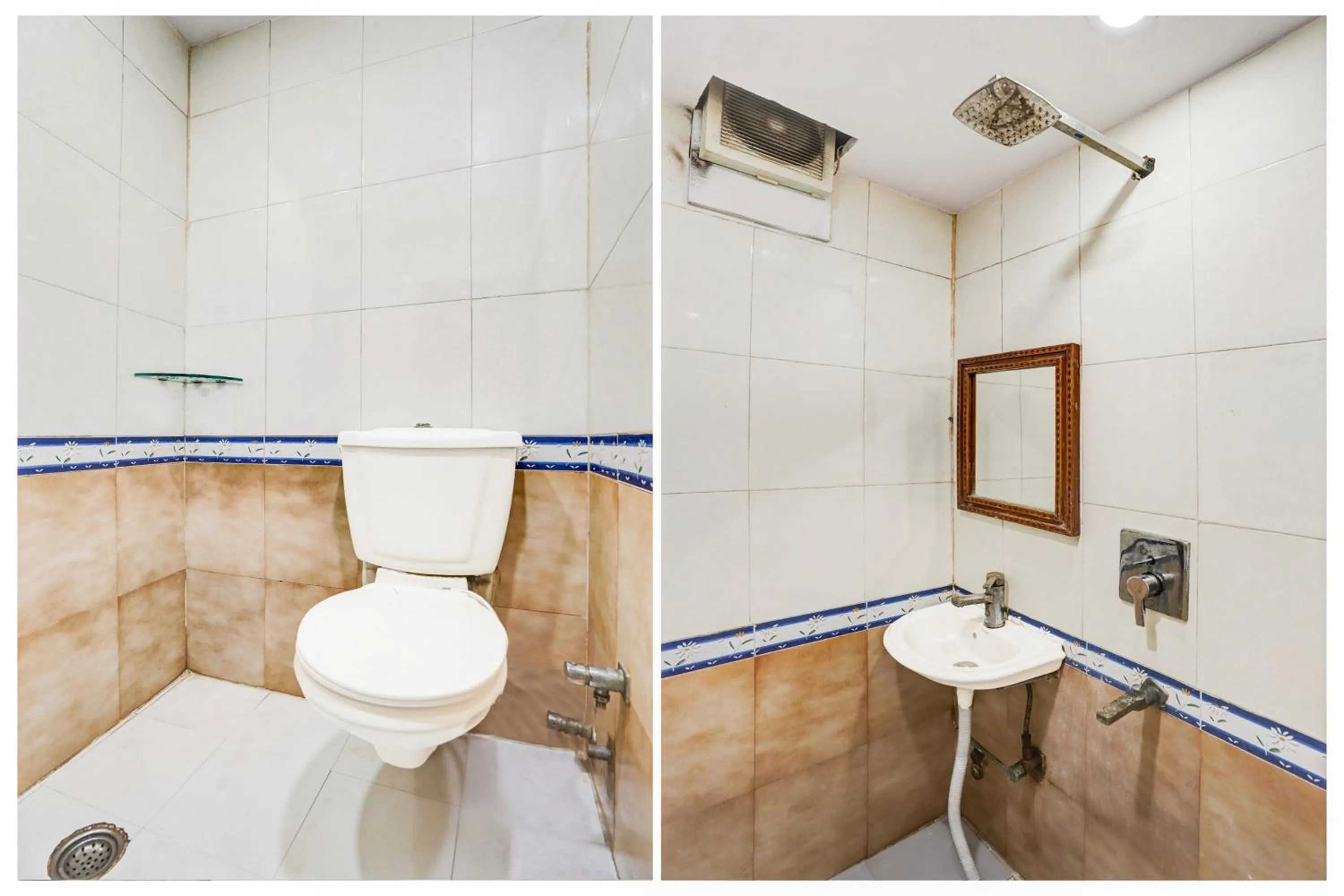 Bathroom in Hotel O Paharganj Near Railway Station Formerly Chand Palace