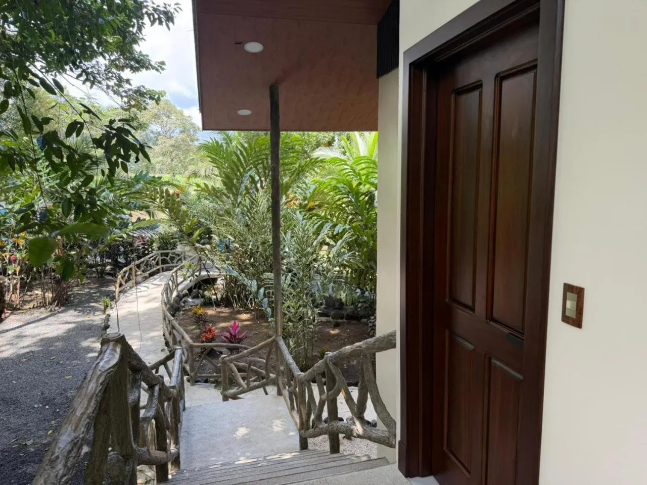 Garden view in Orquideas Boutique Hotel