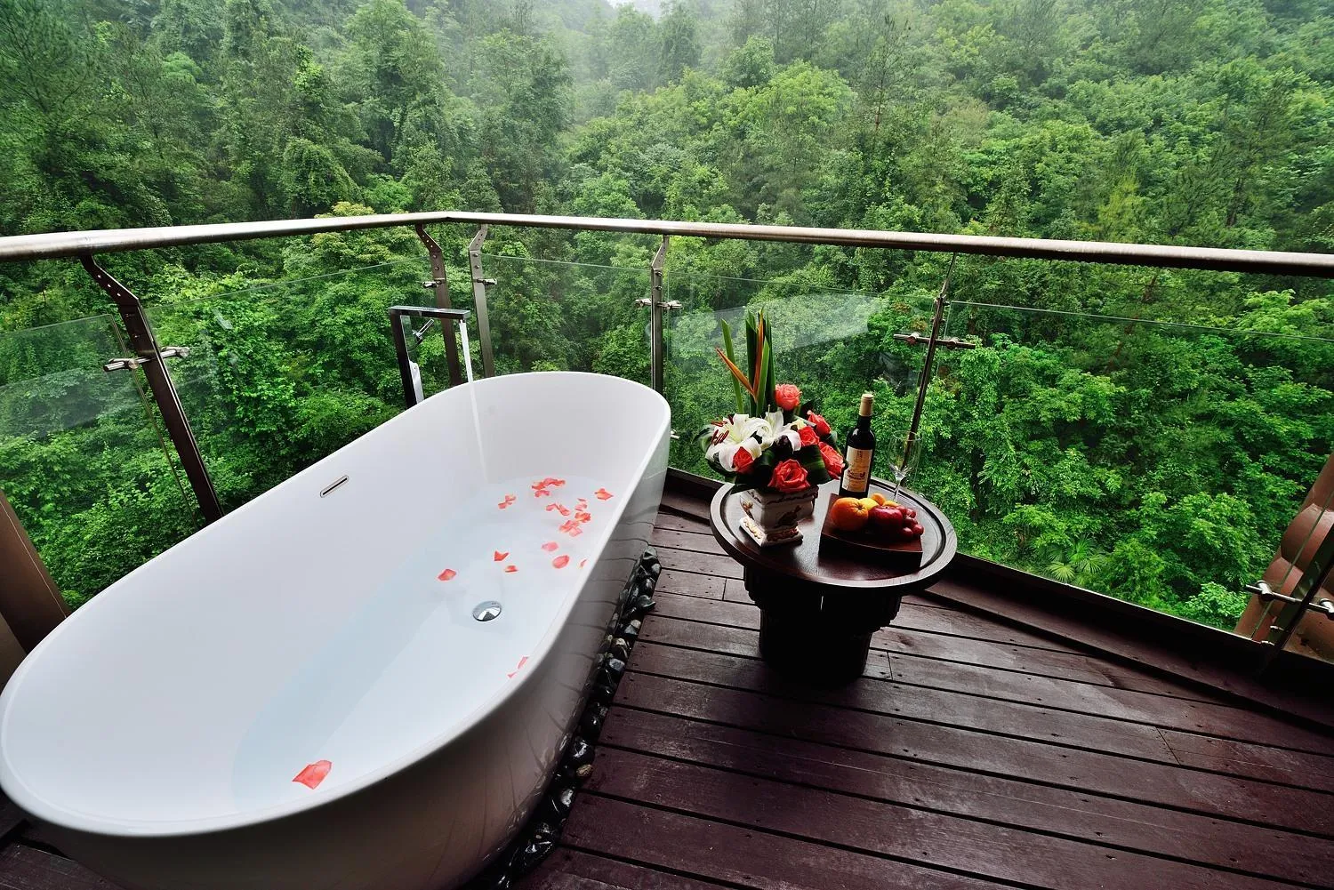 Balcony/Terrace in Harmona Resort & Spa Zhangjiajie