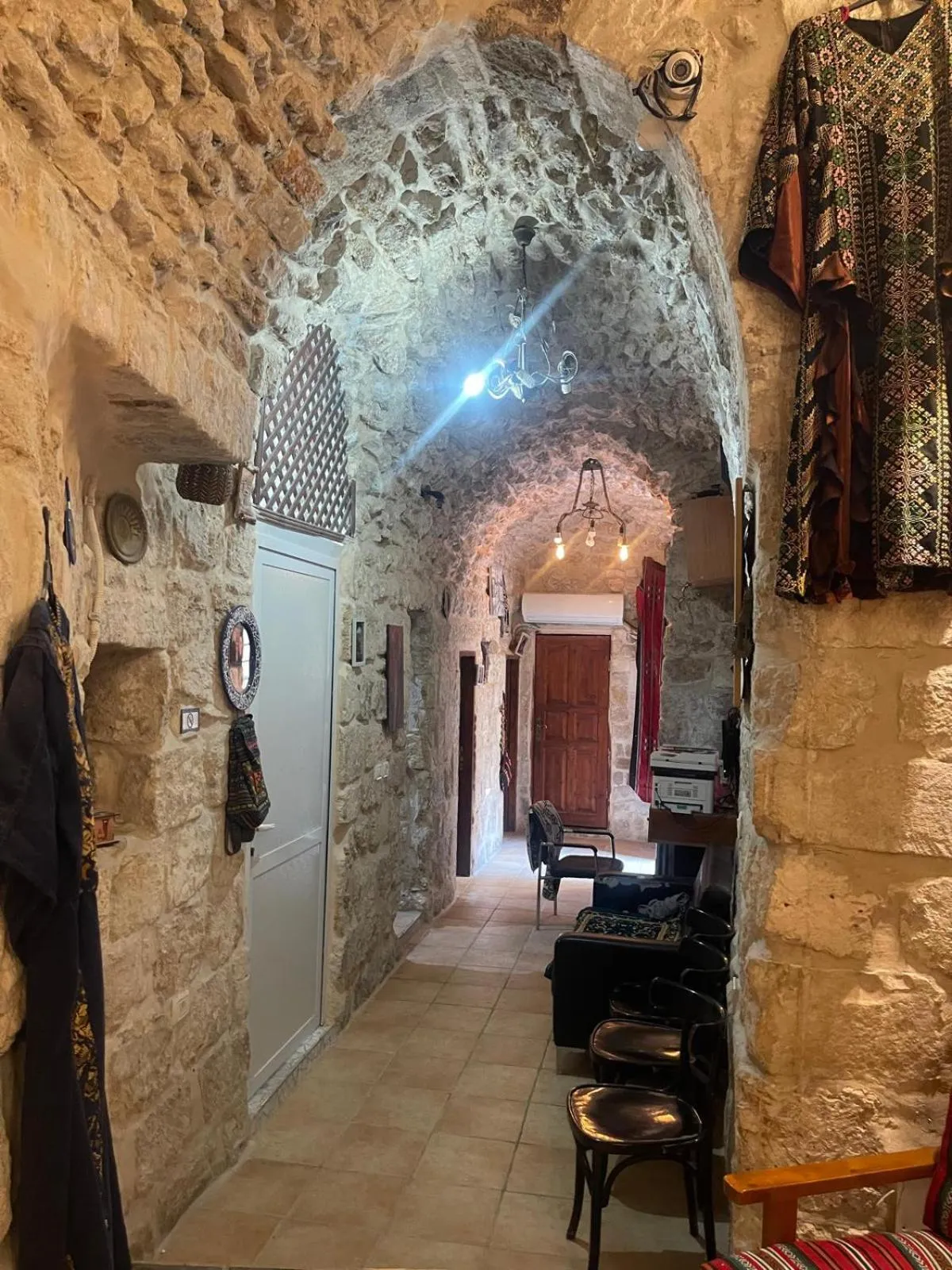 Communal lounge/ TV room in Bab El-Silsileh Hostel