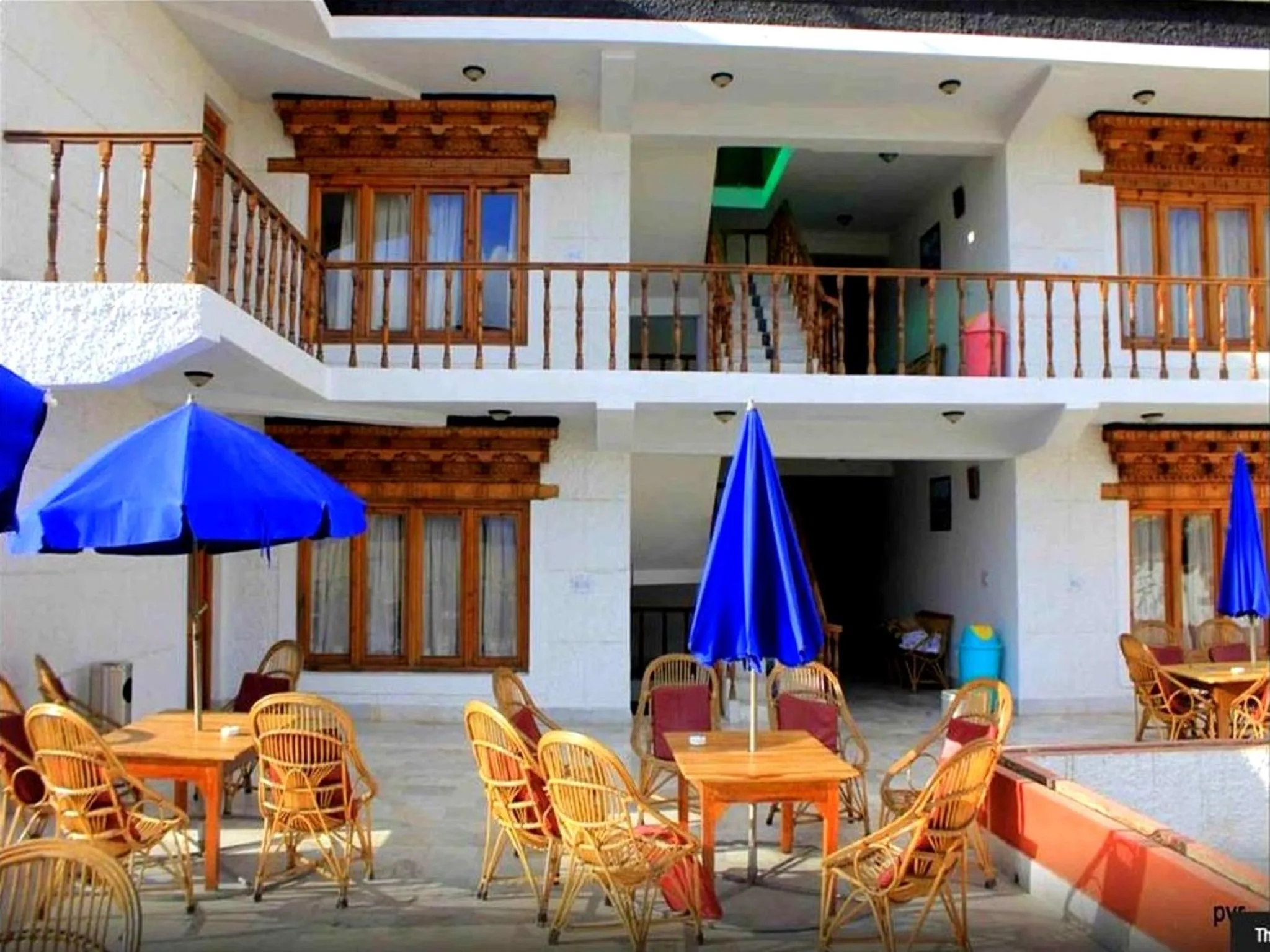 Patio in Hotel Ladakh Heaven