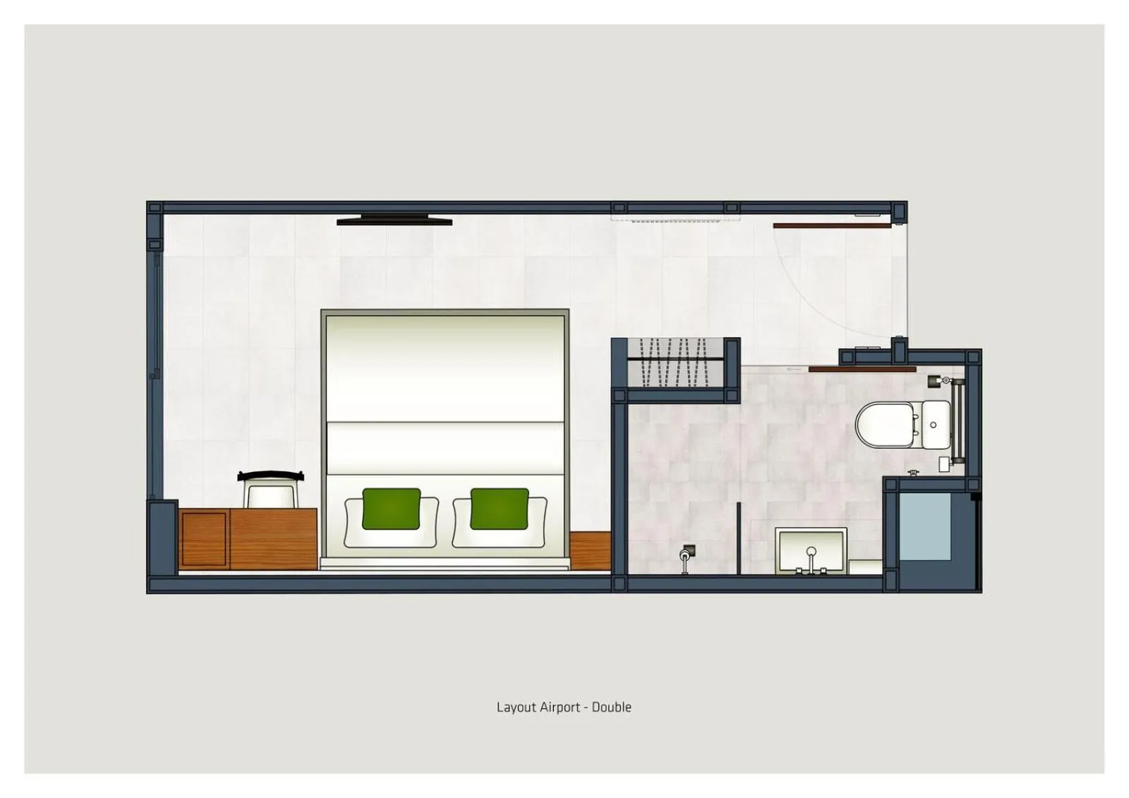 Floor plan in Grandmas Plus Hotel Airport