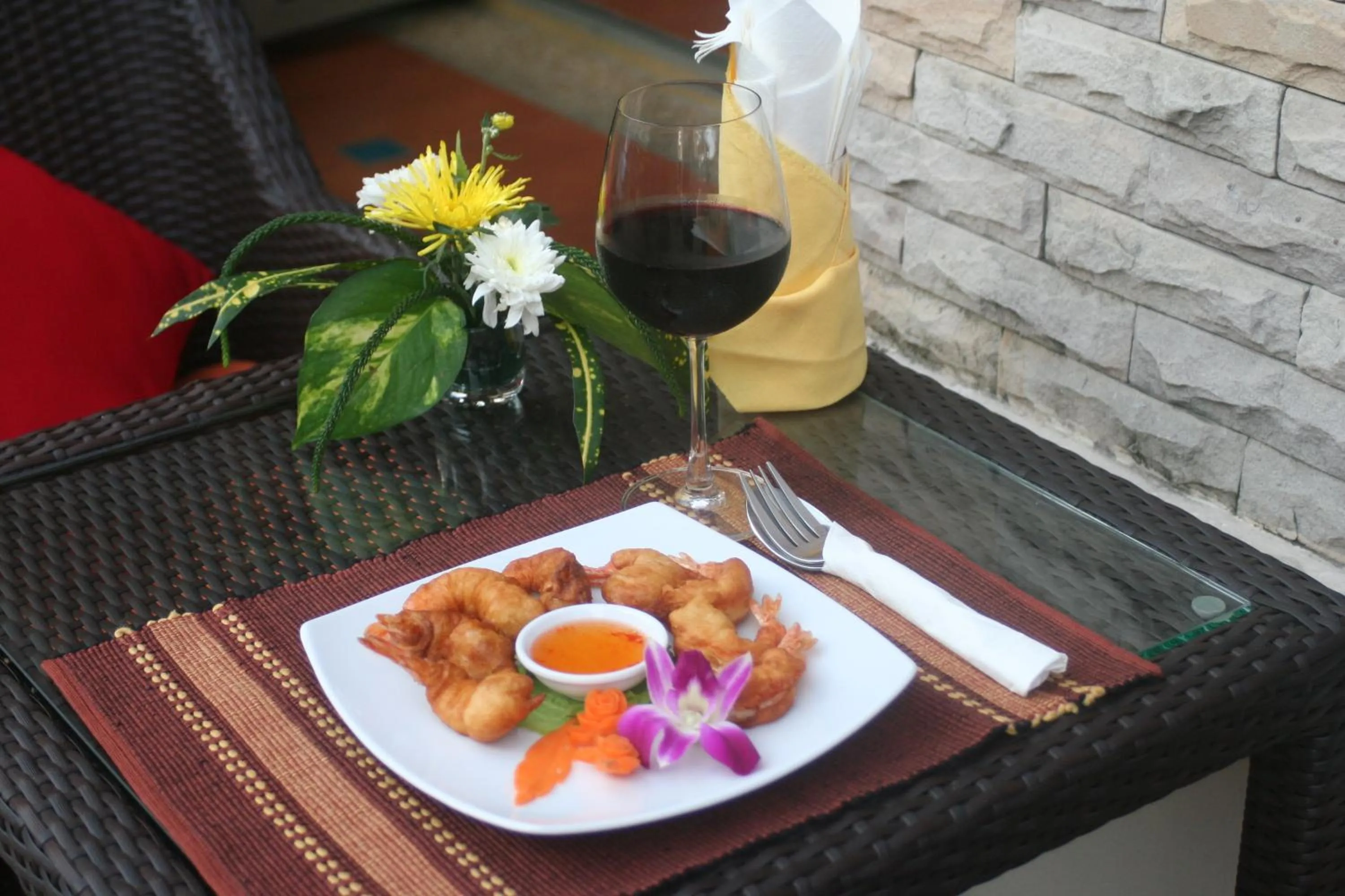 Food and drinks in Palmview Resort