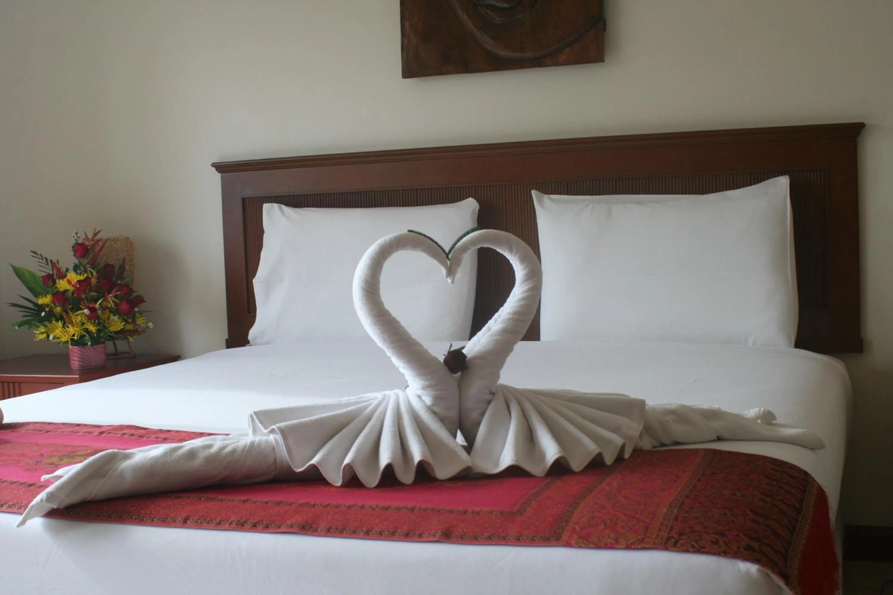 Bed in Palmview Resort