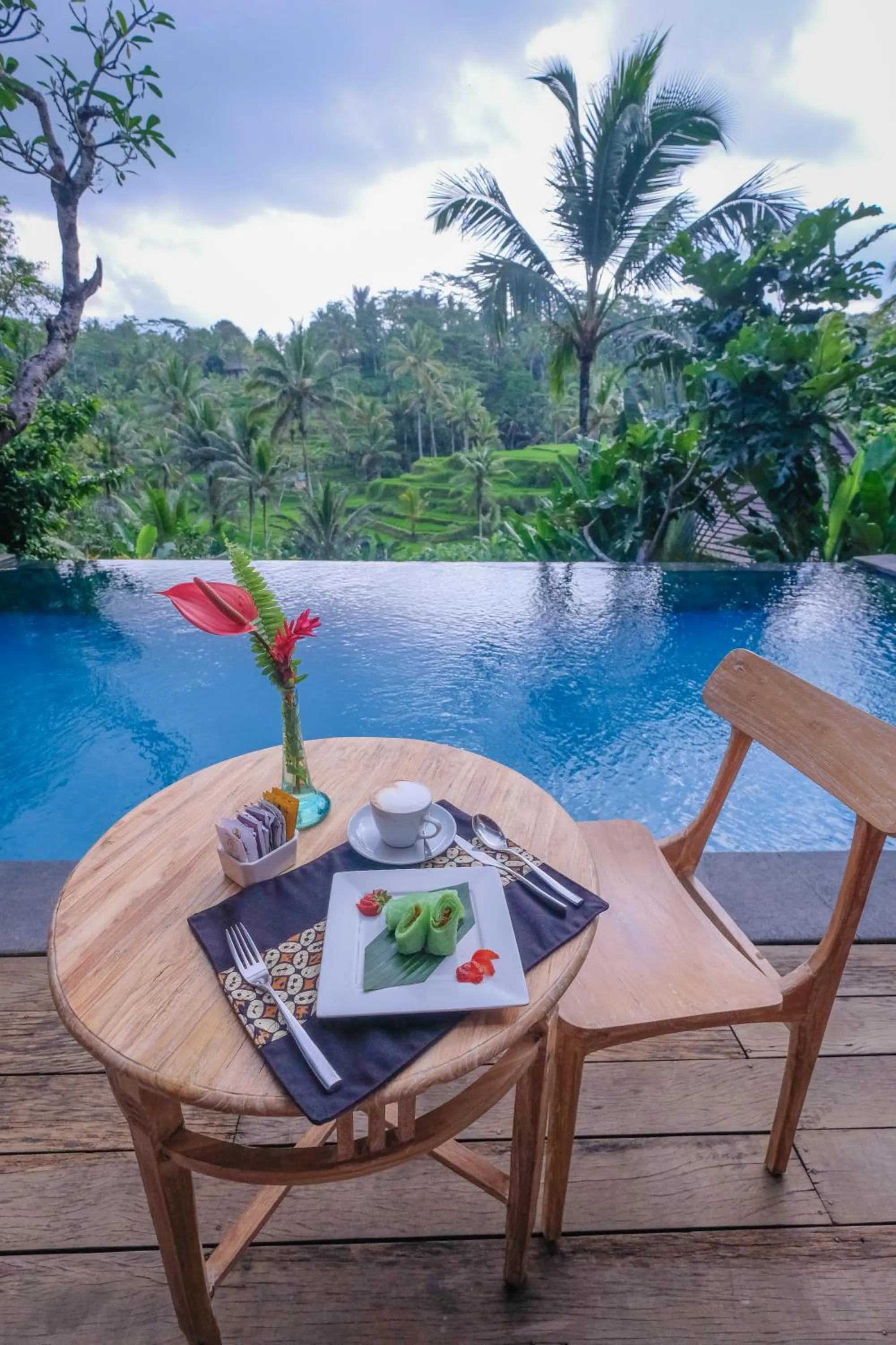 Swimming pool in Pondok Sebatu Villa
