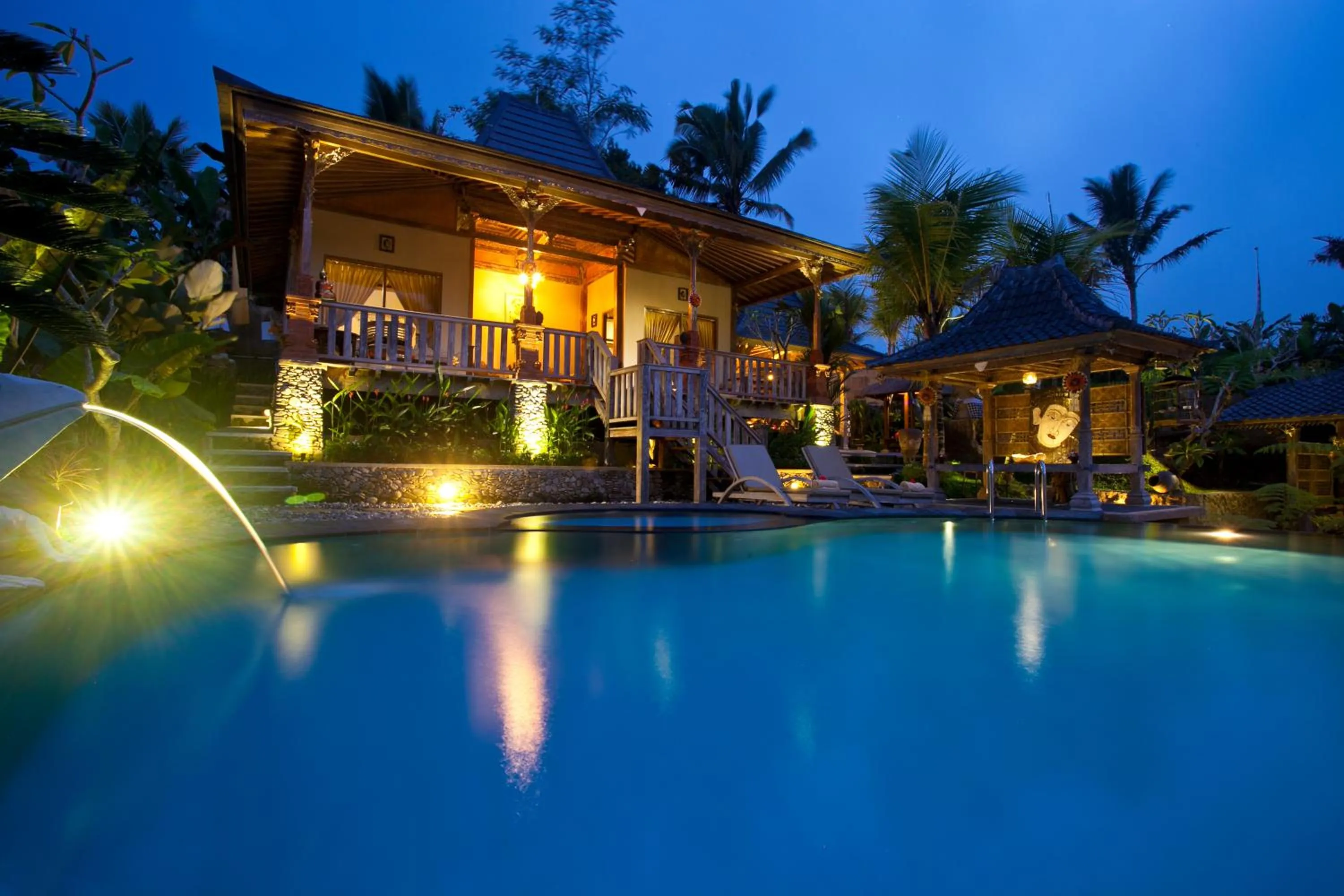 Swimming pool in Pondok Sebatu Villa