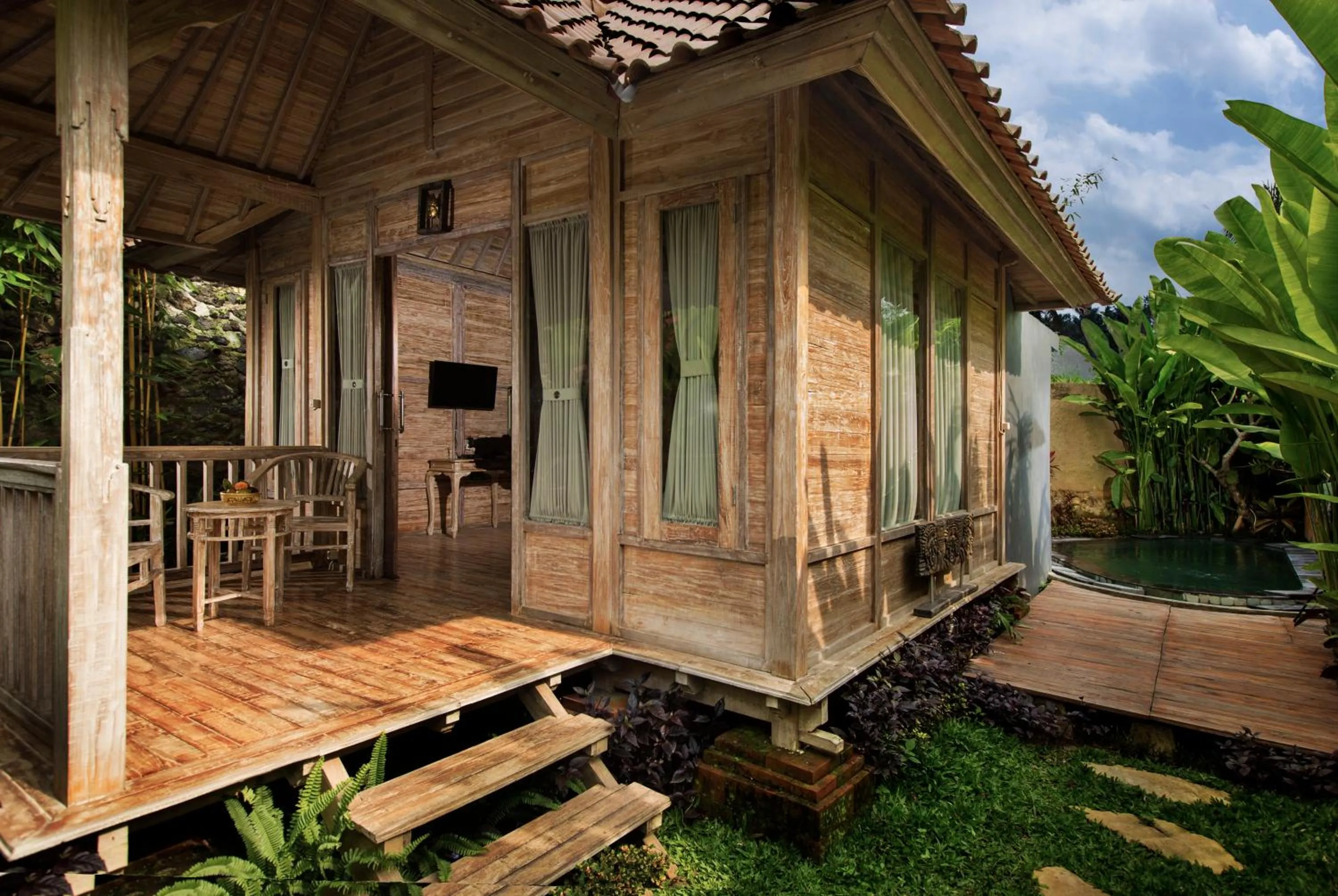 Garden in Pondok Sebatu Villa